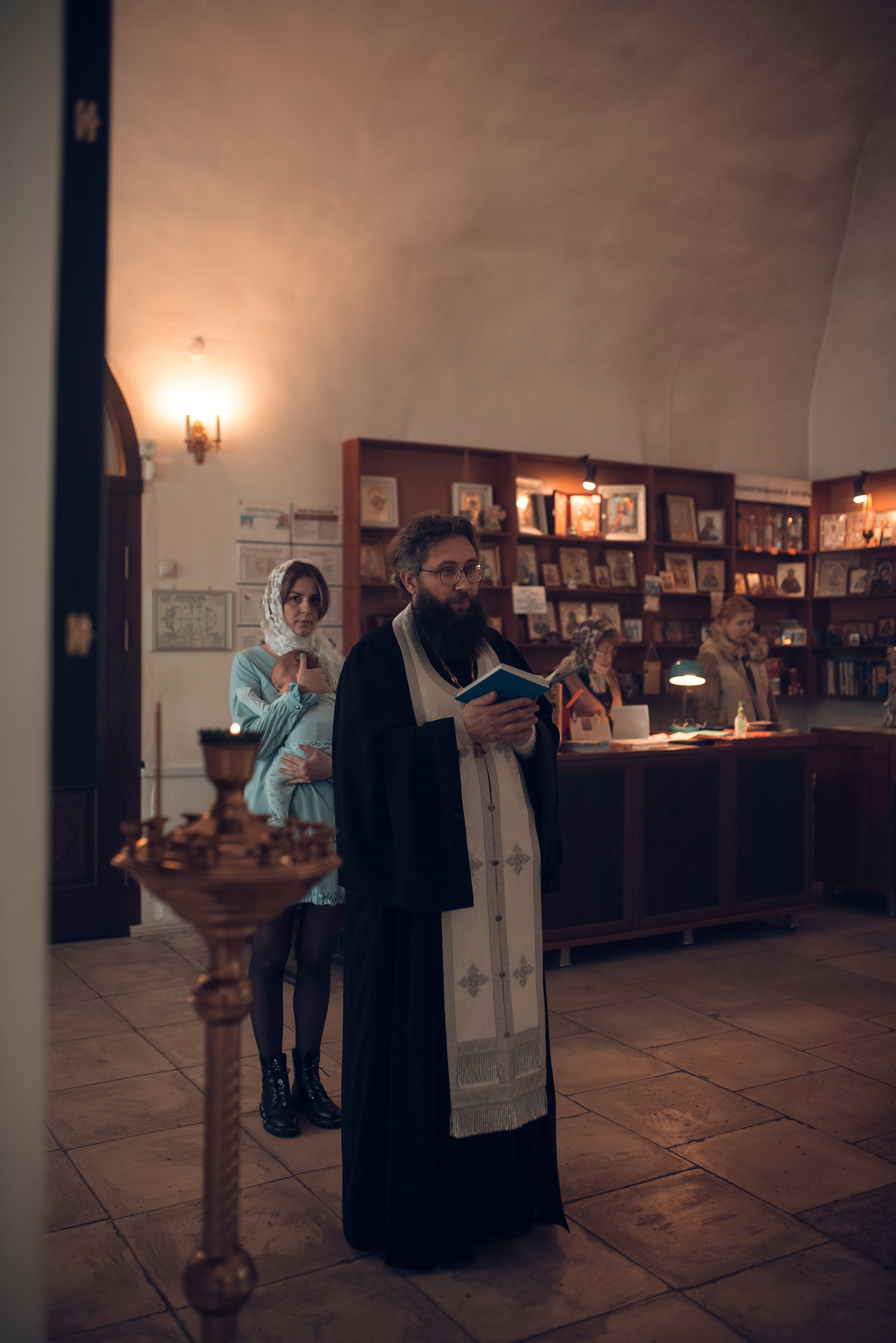 Таинство Крещения Храм Входа Господня в Иерусалим. Семейный фотограф Олеся Батурина Рязань