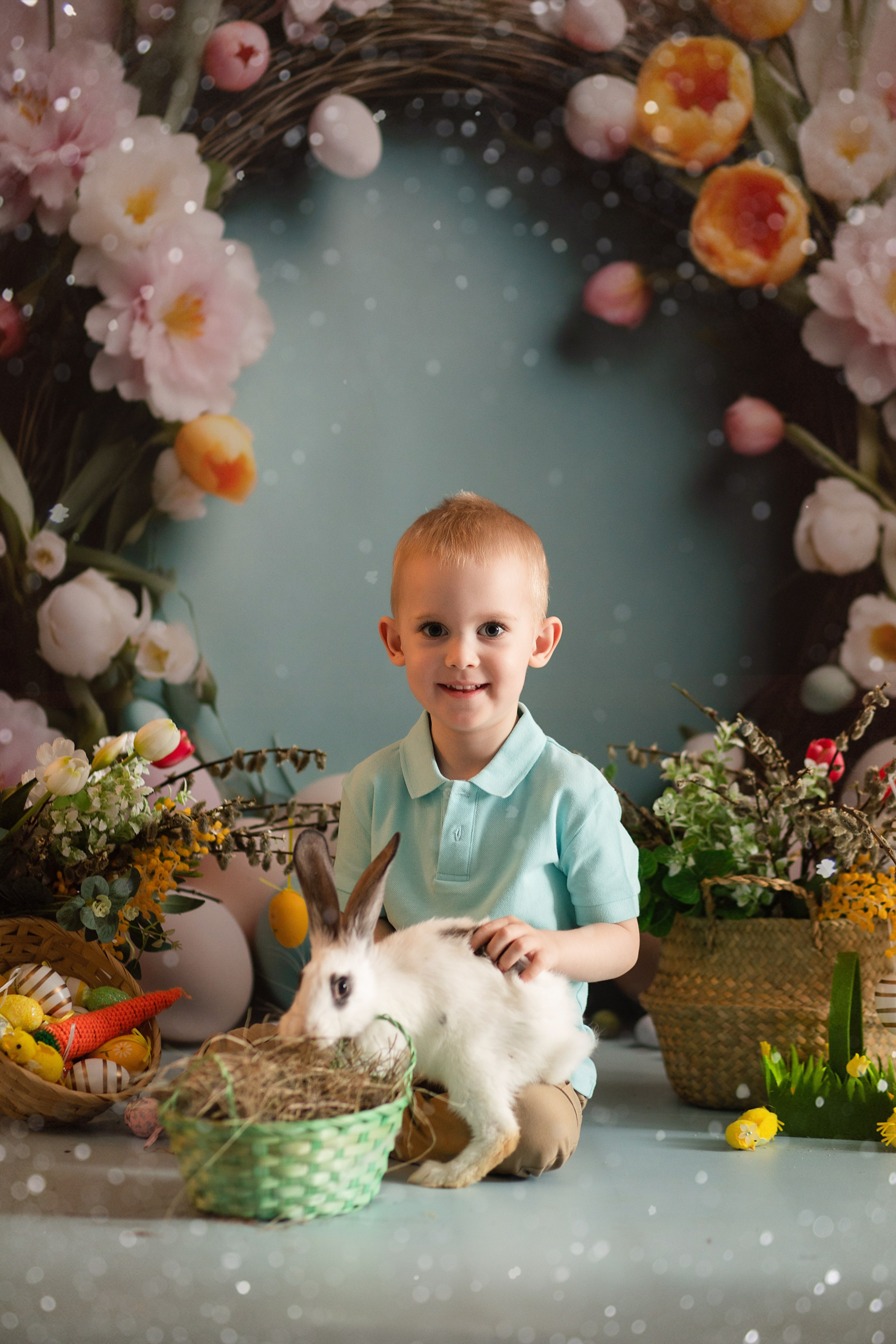Фотопроект Пасхальный с кроликами. ФОТОГРАФ НА ГОДИК, БЕРЕМЕННОСТИ, НОВОРОЖДЕННЫХ, КРЕЩЕНИЯ МОСКВА