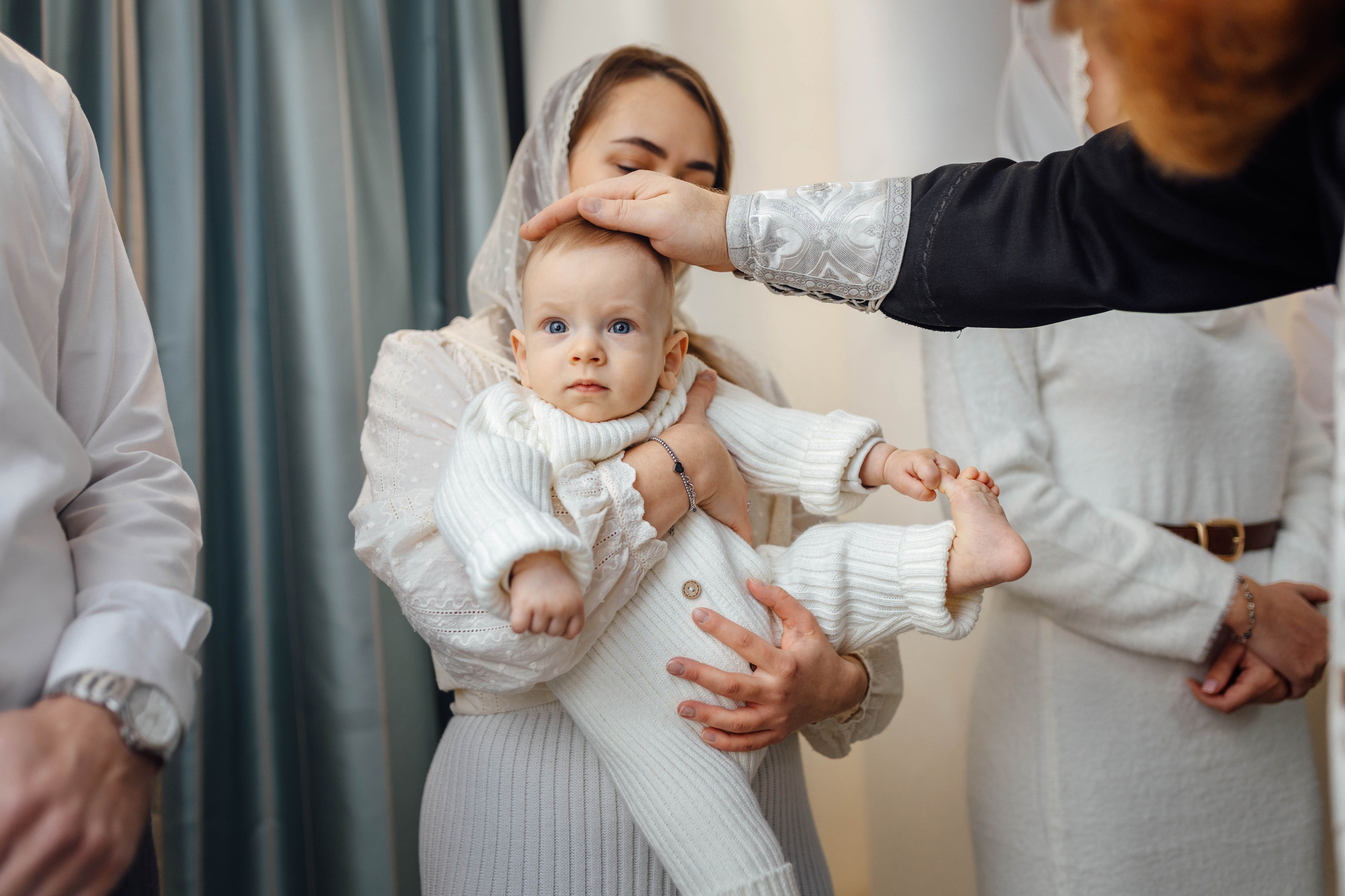 Крещение Демида, храм Святой Троицы, декабрь 2025