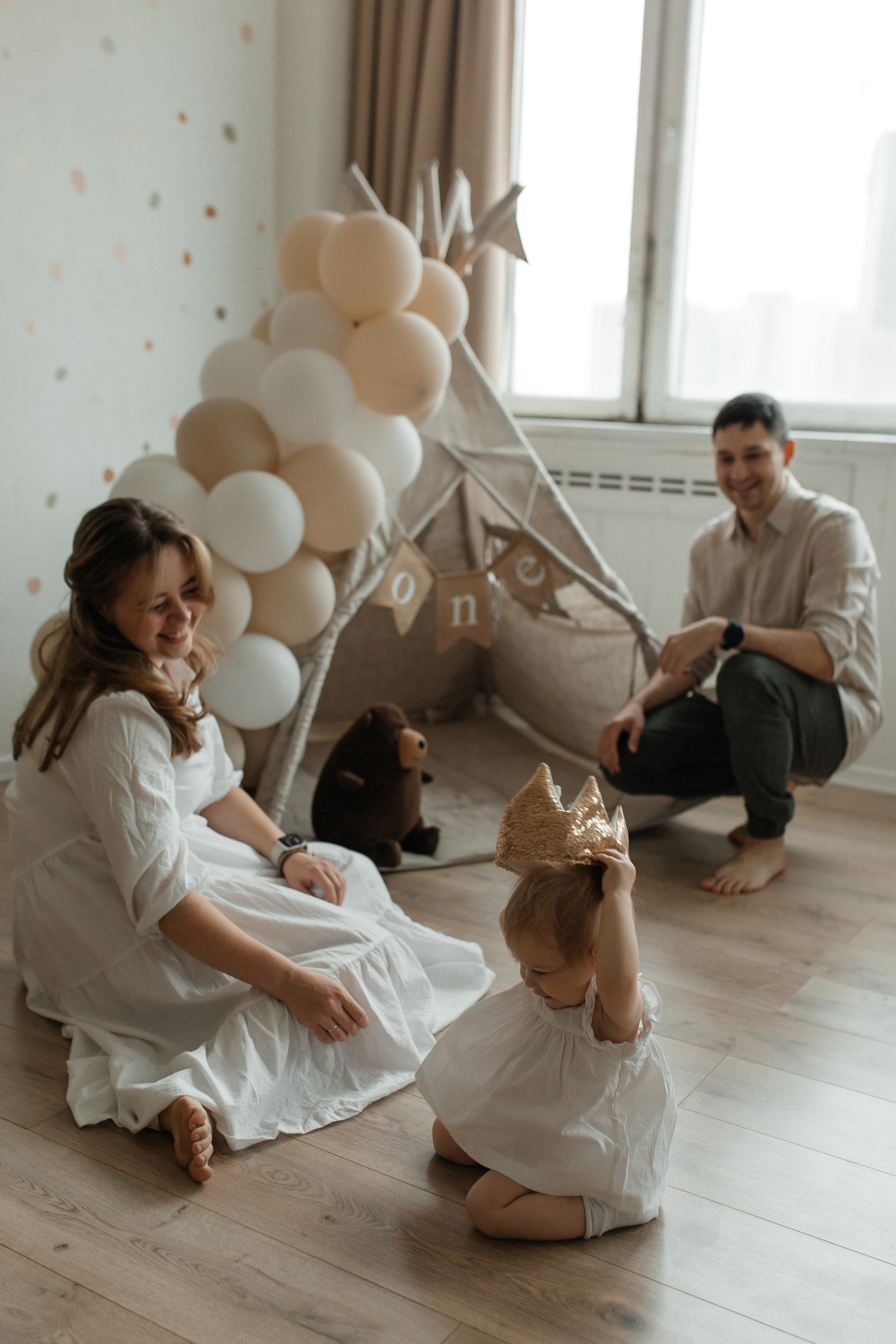 Семейная фотосессия в студии. Фото Радости. Свадебный и семейный фотограф в Москве Юлия Самойлова