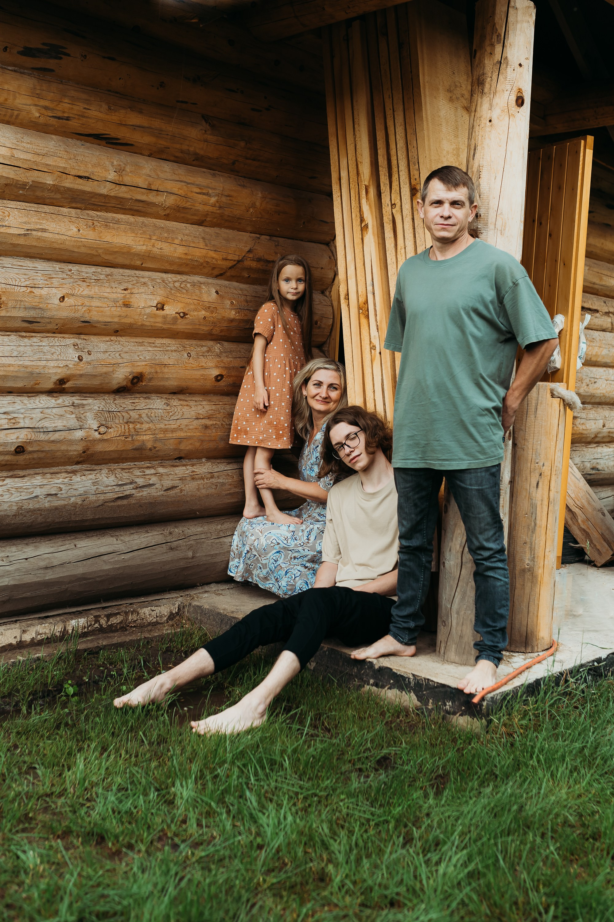 Марина, Леша, Саша и Маша. Семейный и детский фотограф в Новосибирске и Краснообске — Анна Ким