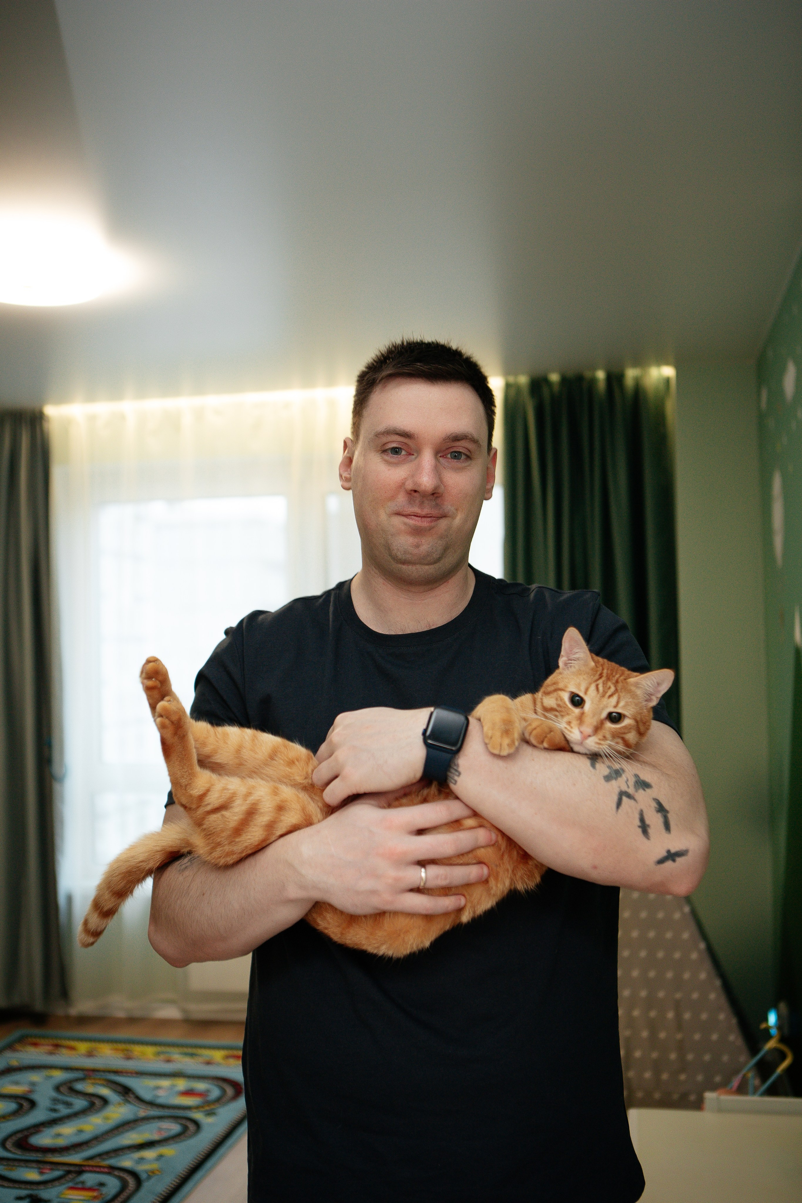 Роман и его семья. Семейный и детский фотограф в Москве Александра Мак