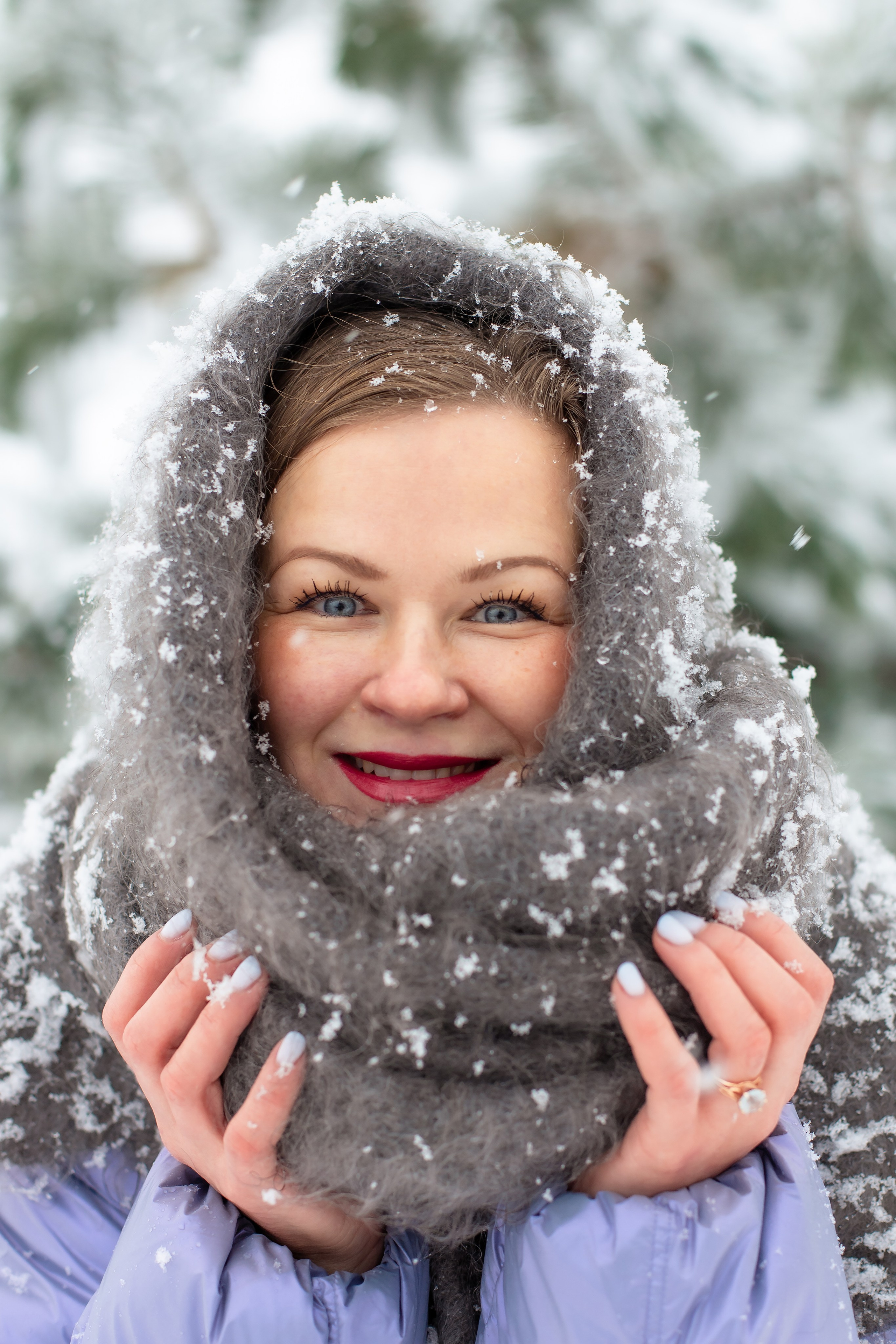 Катя и Тима. Когда выпал снег. Фотограф в Калининграде Решетникова Алина