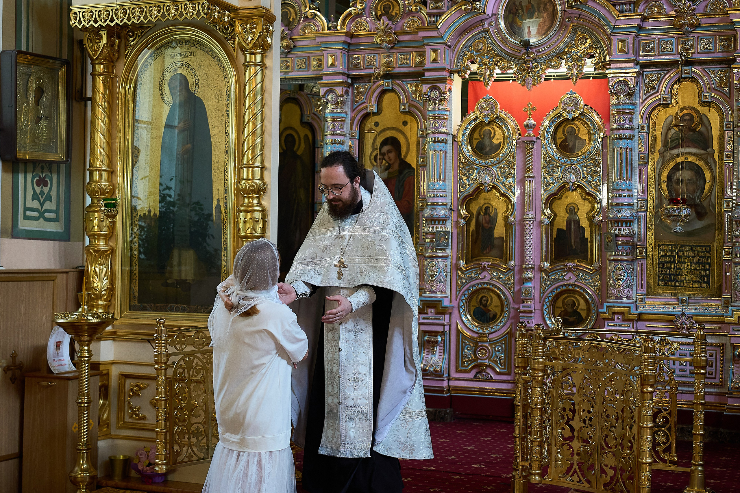 Крещение в церкви Преображения Господня