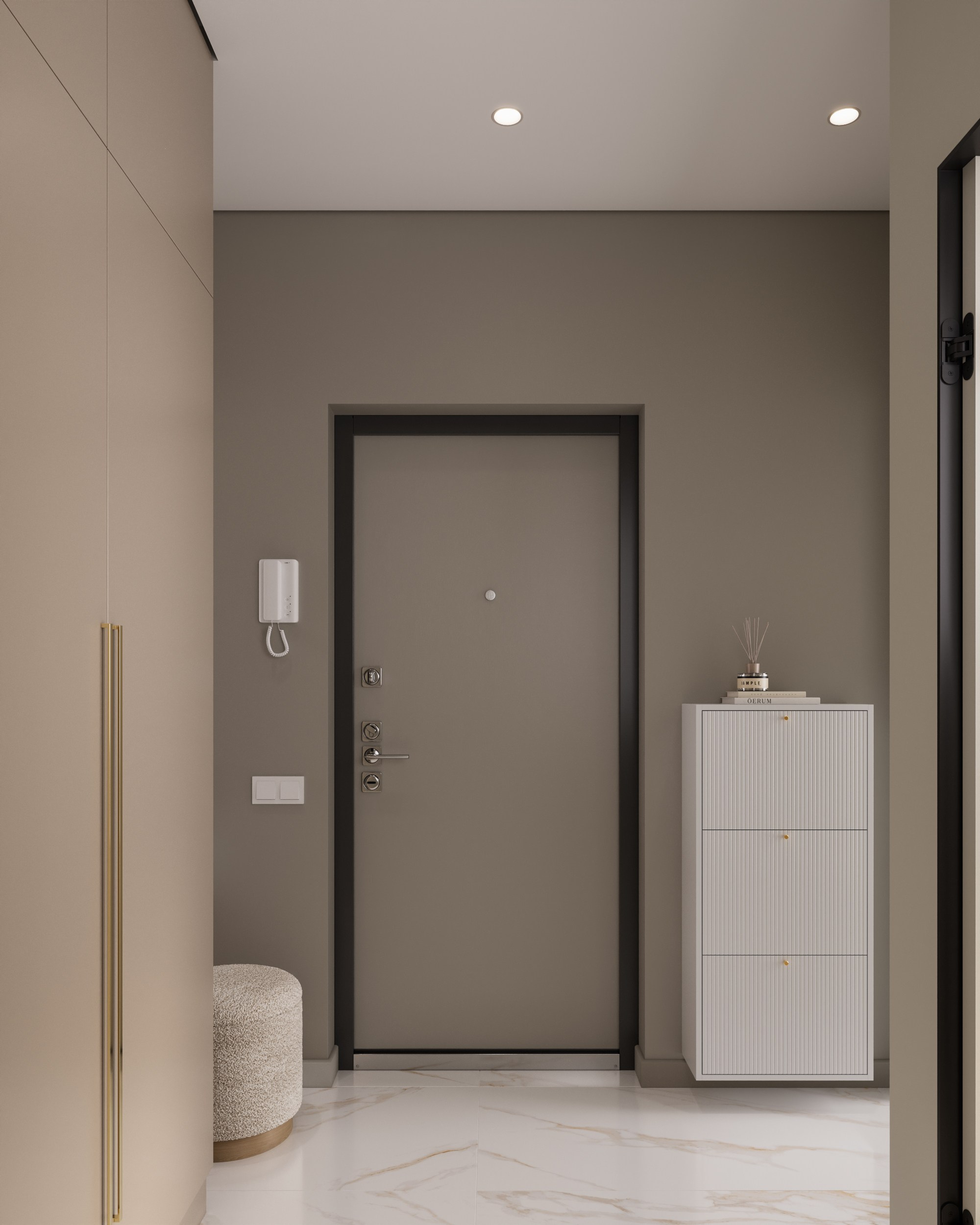 Квартира 70 кв. м. для семьи с ребенком ЖК «Смартполет». Дизайнер интерьеров Ростов-на-Дону Кристина Карпенко