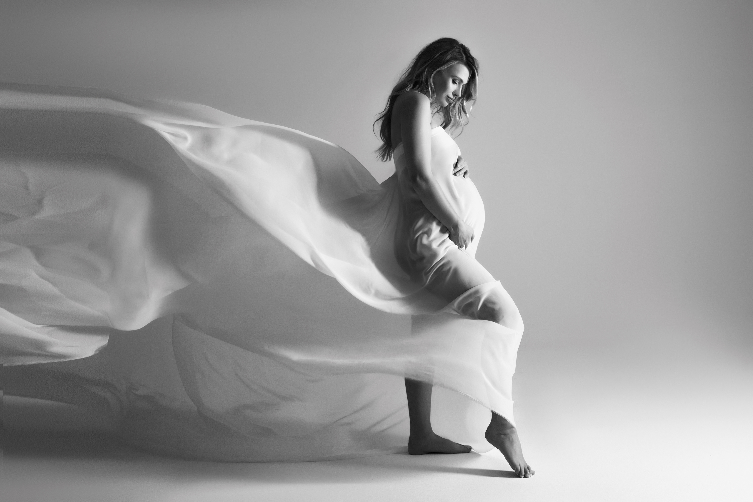 Стильно. Нежно. Летяще. Беременные съёмки. Фотограф беременности Анна Штельвах