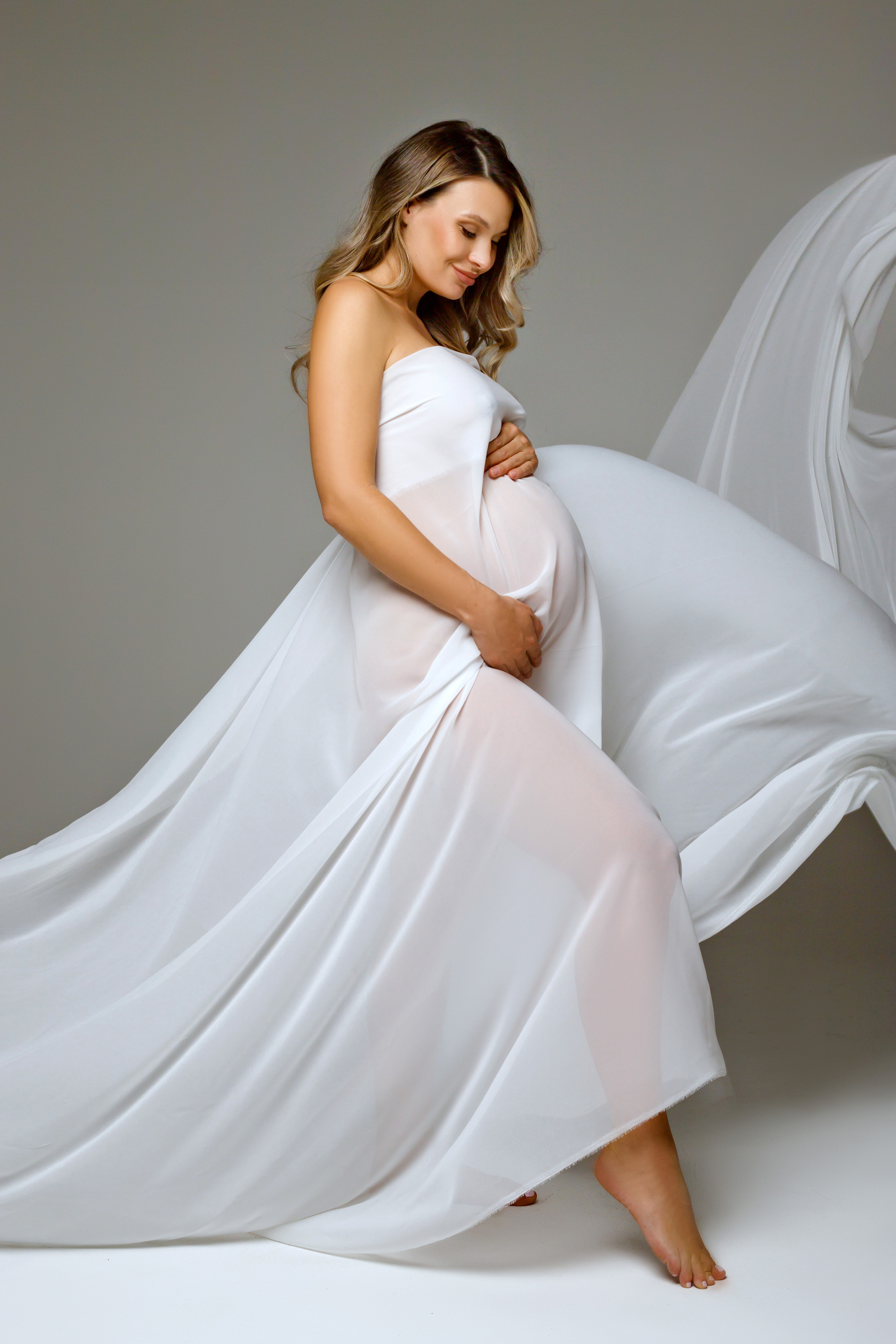 Стильно. Нежно. Летяще. Беременные съёмки. Фотограф беременности Анна Штельвах