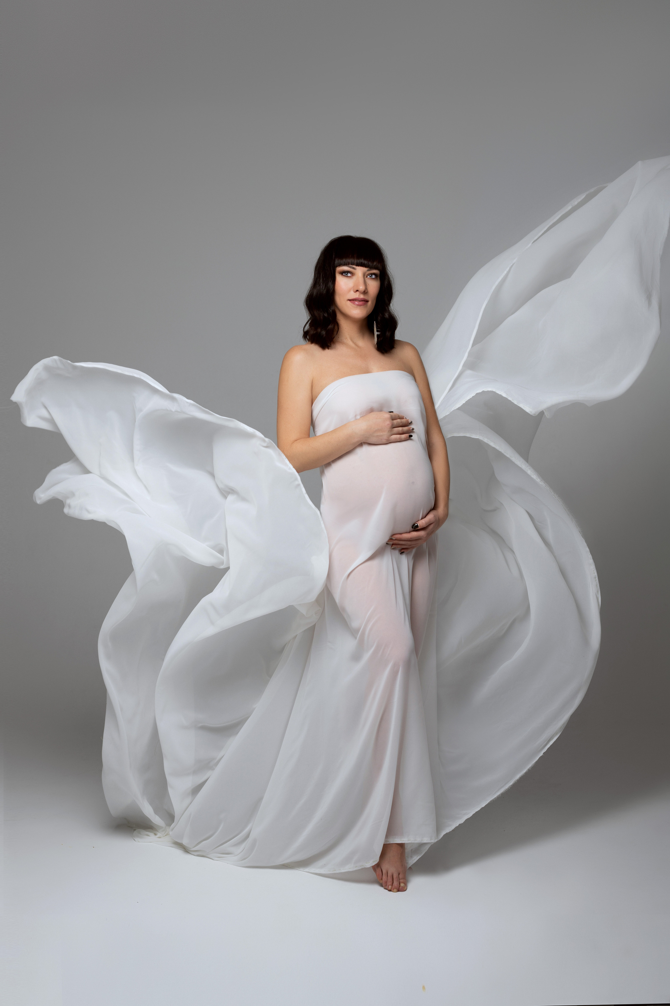 Стильно. Нежно. Летяще. Беременные съёмки. Фотограф беременности Анна Штельвах