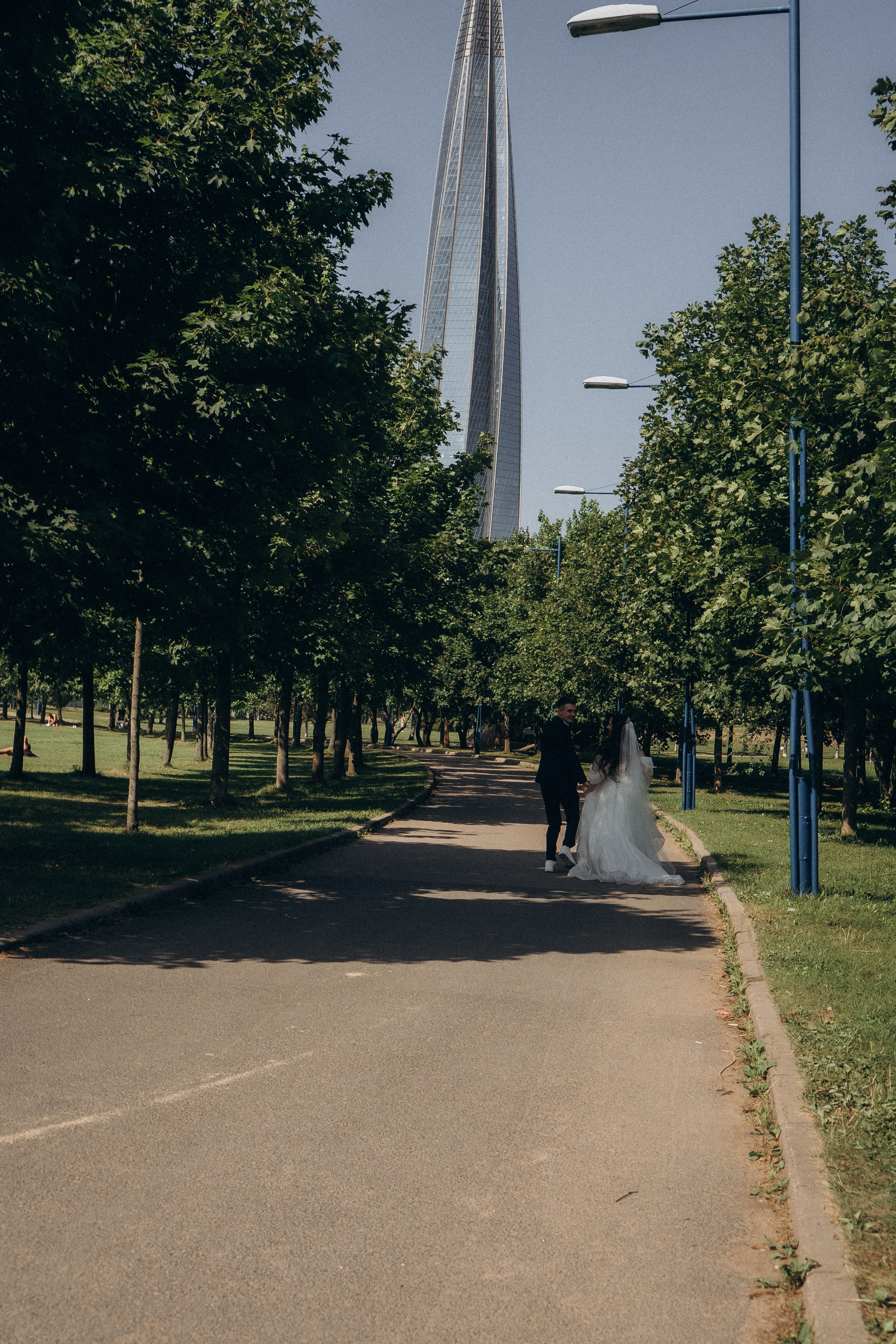 СВАДЕБНАЯ СЬЕМК В ПАРКЕ 300-ЛЕТИЯ. Профессиональный фотограф, Санкт-Петербург — Виктория Богомолова