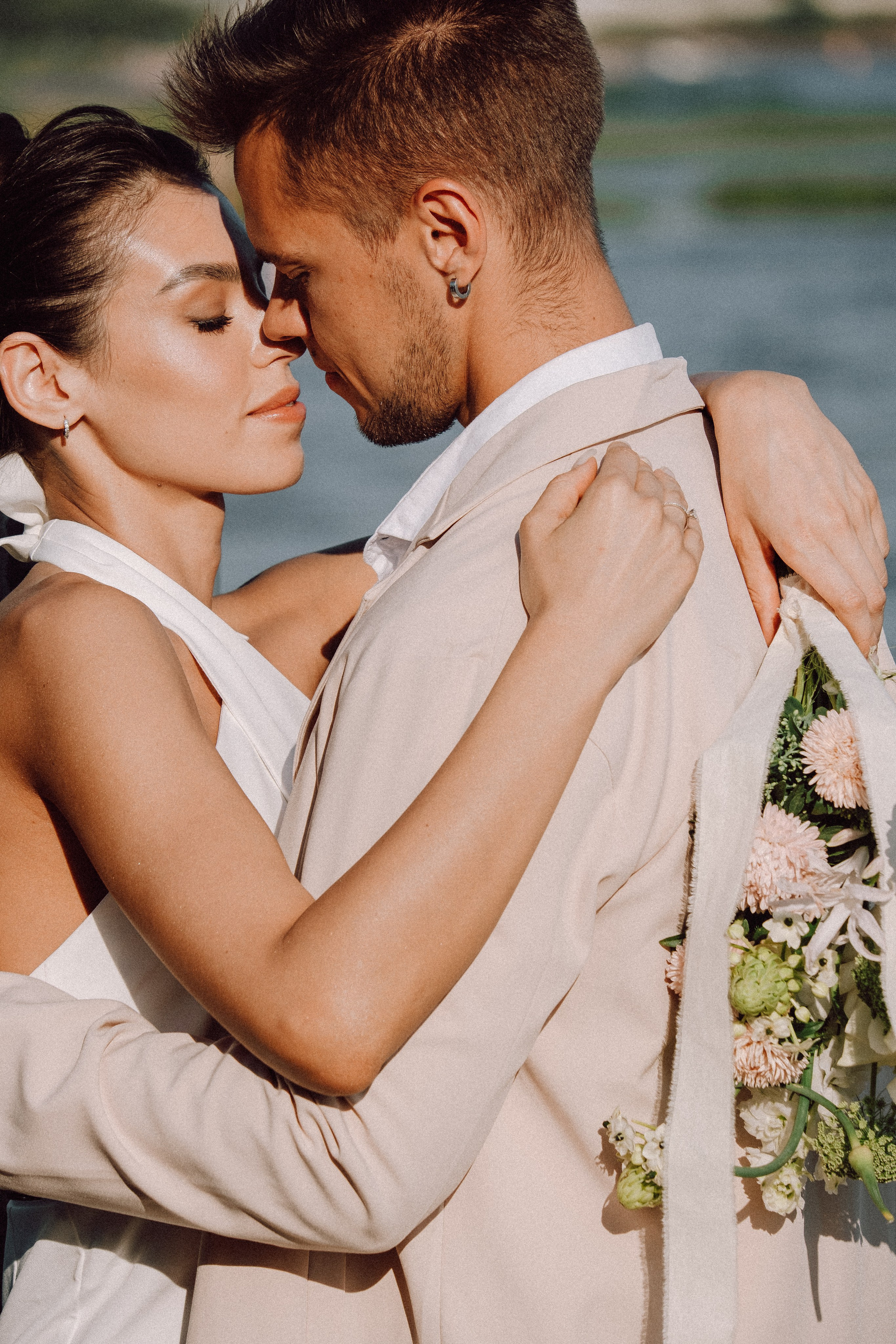 СВАДЕБНАЯ ФОТОСЕССИЯ ВЫЕЗДНОЙ ЦЕРЕМОНИИ (ФИНСКИЙ ЗАЛИВ). Профессиональный фотограф, Санкт-Петербург — Виктория Богомолова
