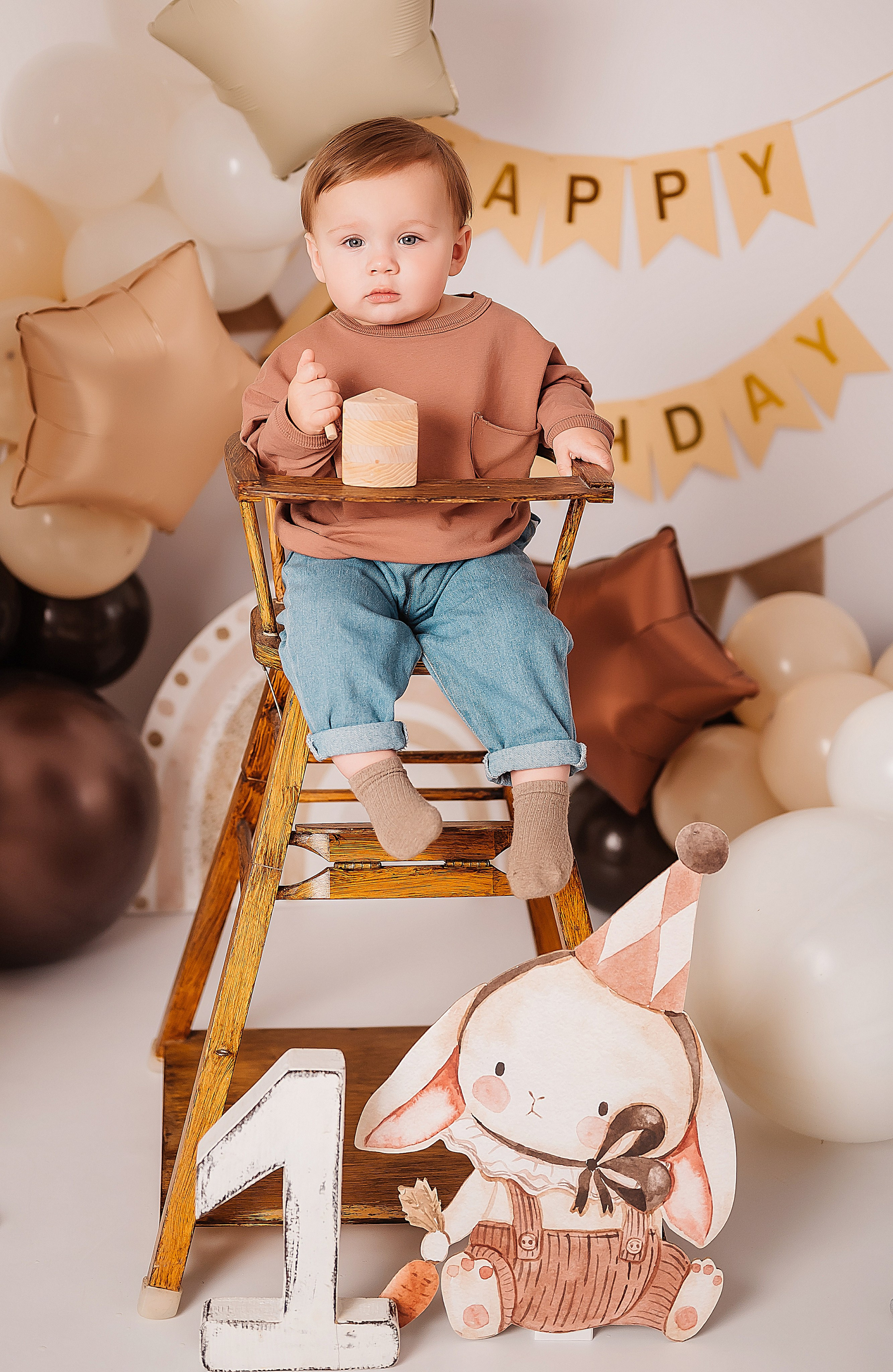 Федору 1 годик. Детский и семейный фотограф в Красноярске. Фотосессии новорожденных малышей до 1 месяца