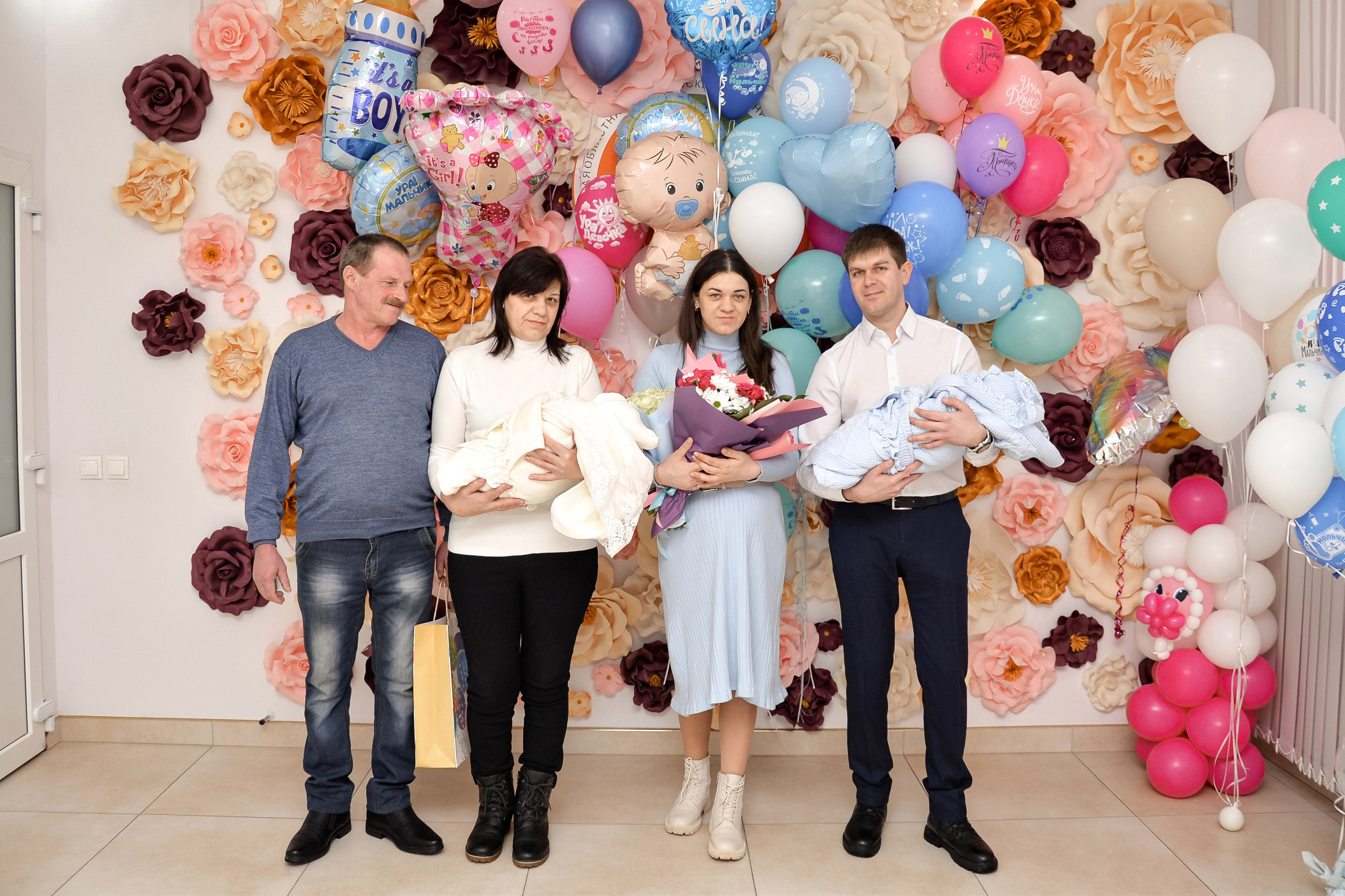 Выписка Королевской двойни. Семейный и свадебный фотограф Галина Абакумова, фотосессии в Белгороде