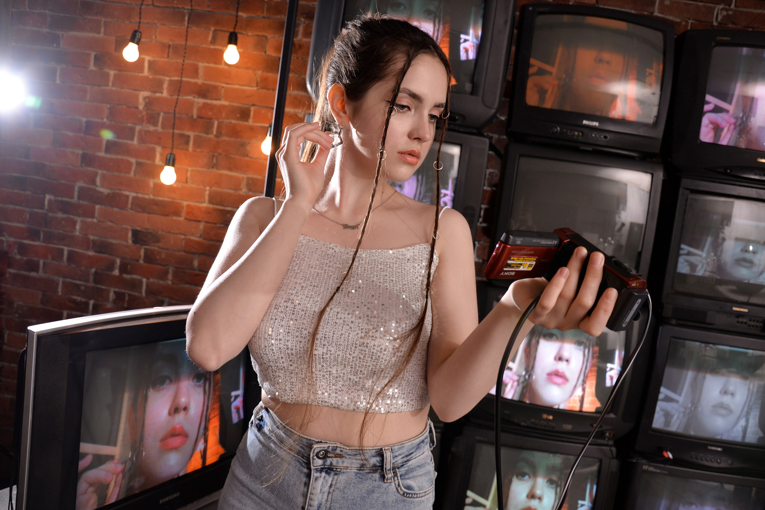 Вика, локация с телеками. Семейный и свадебный фотограф Галина Абакумова, фотосессии в Белгороде