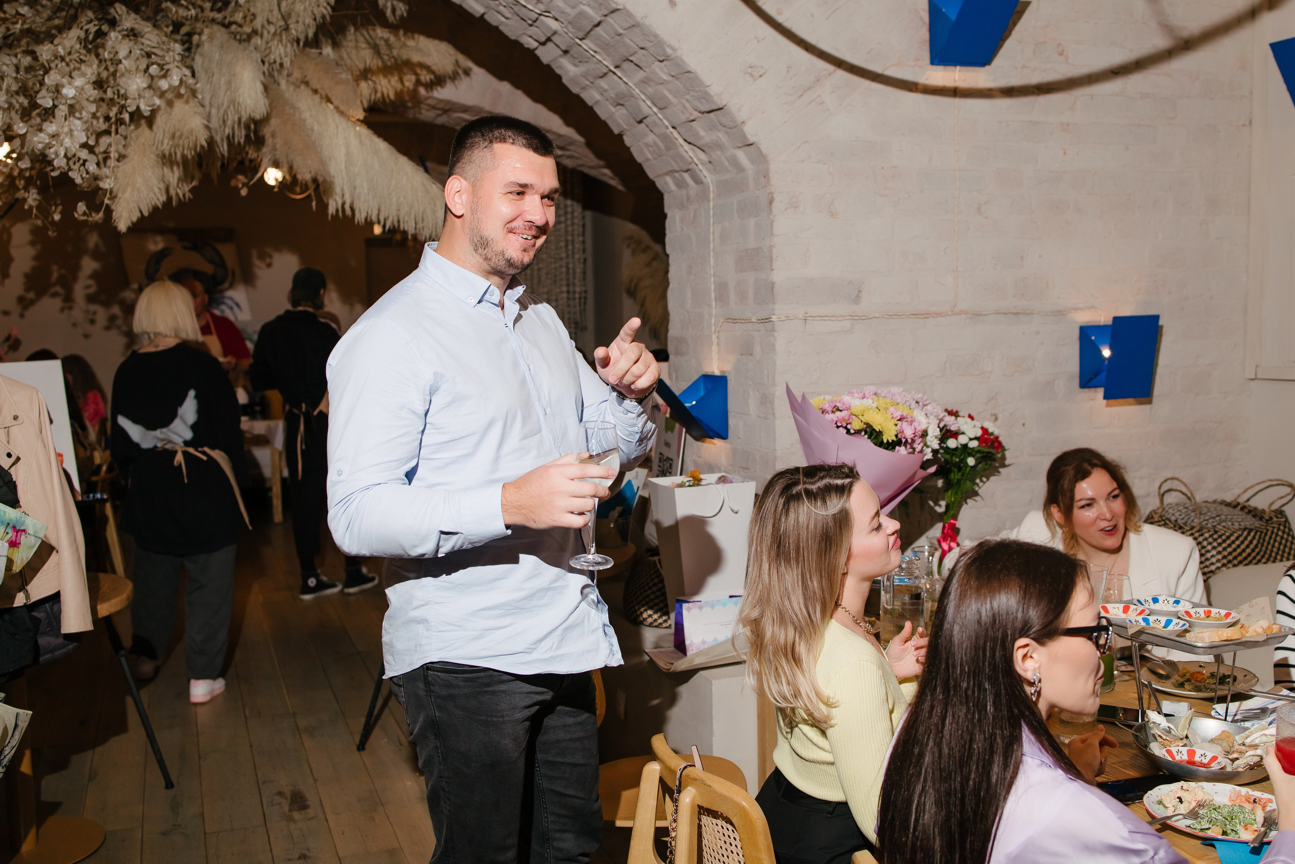 День рождения. Ресторан Каспийка. Свадебный фотограф Москва Воронеж Ленкова Ксения