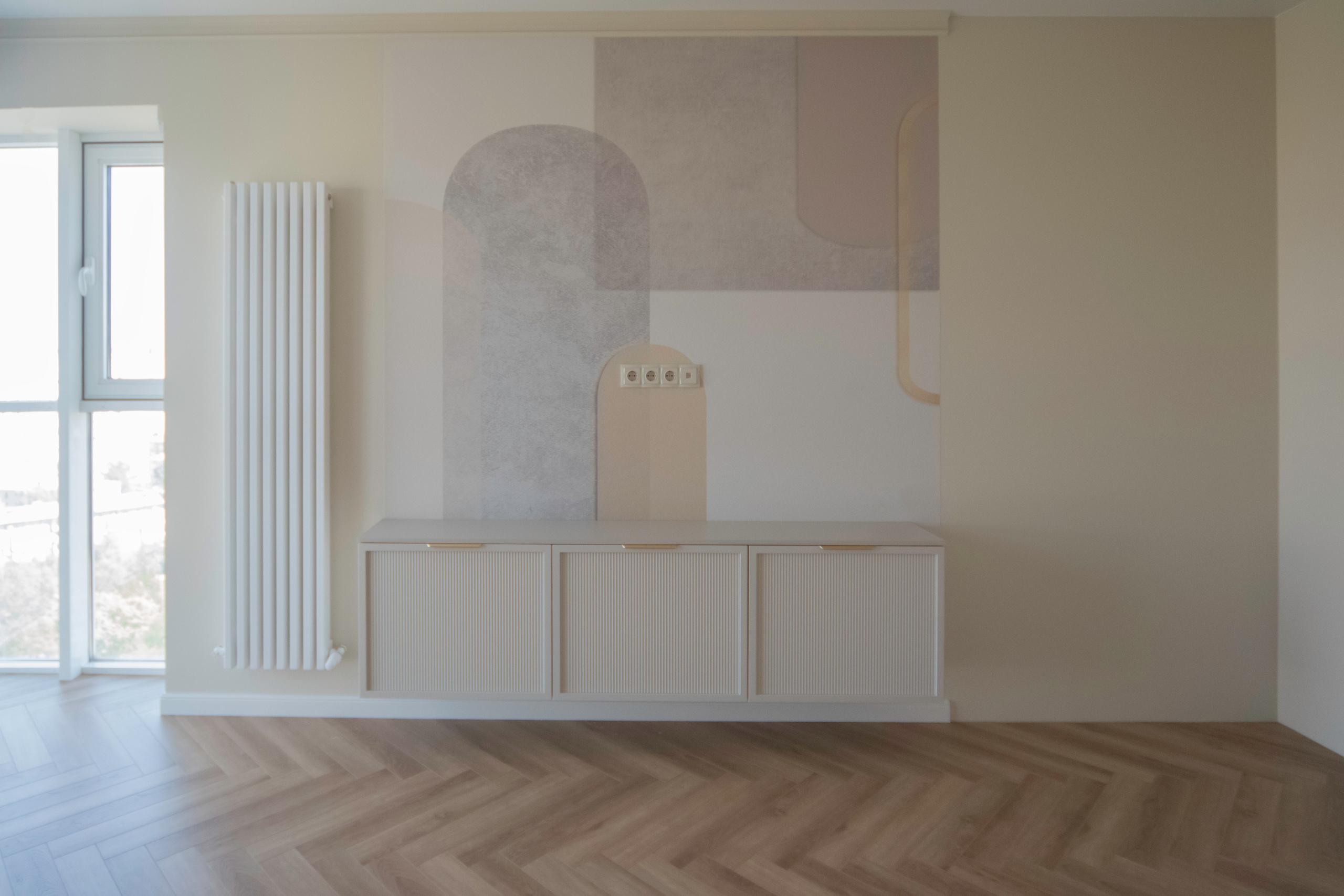 Подвесные тумбы. Пространство