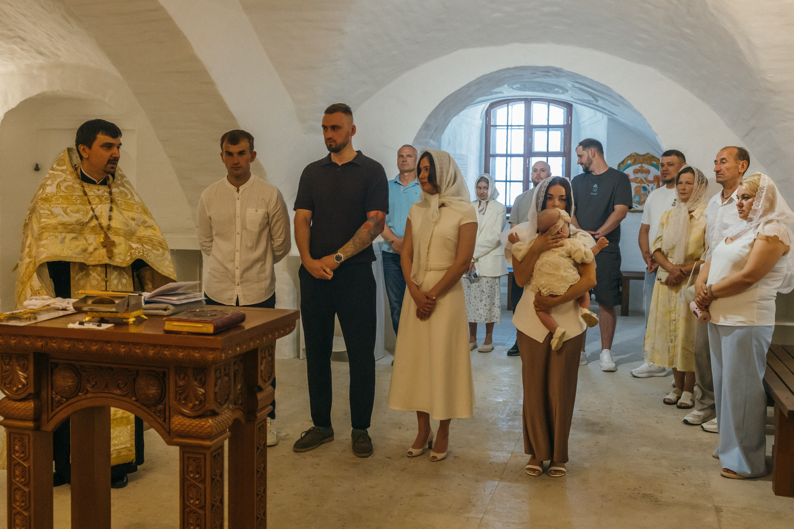 Крещении Мии. Фотограф Ирина Панина