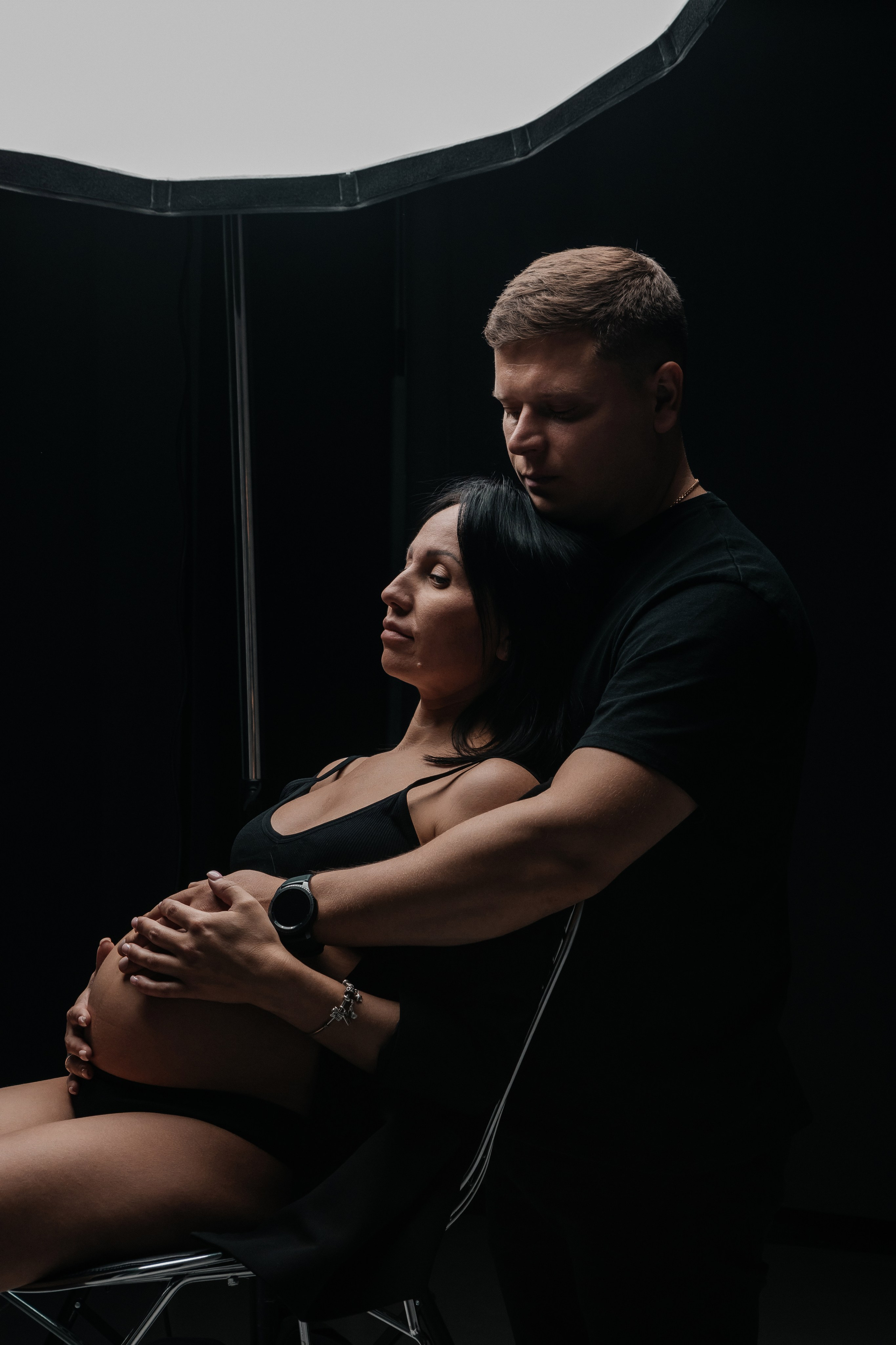 Семейная фотосессия в фотостудии. Свадебный и семейный фотограф Ибрагимова Мария из Екатеринбурга