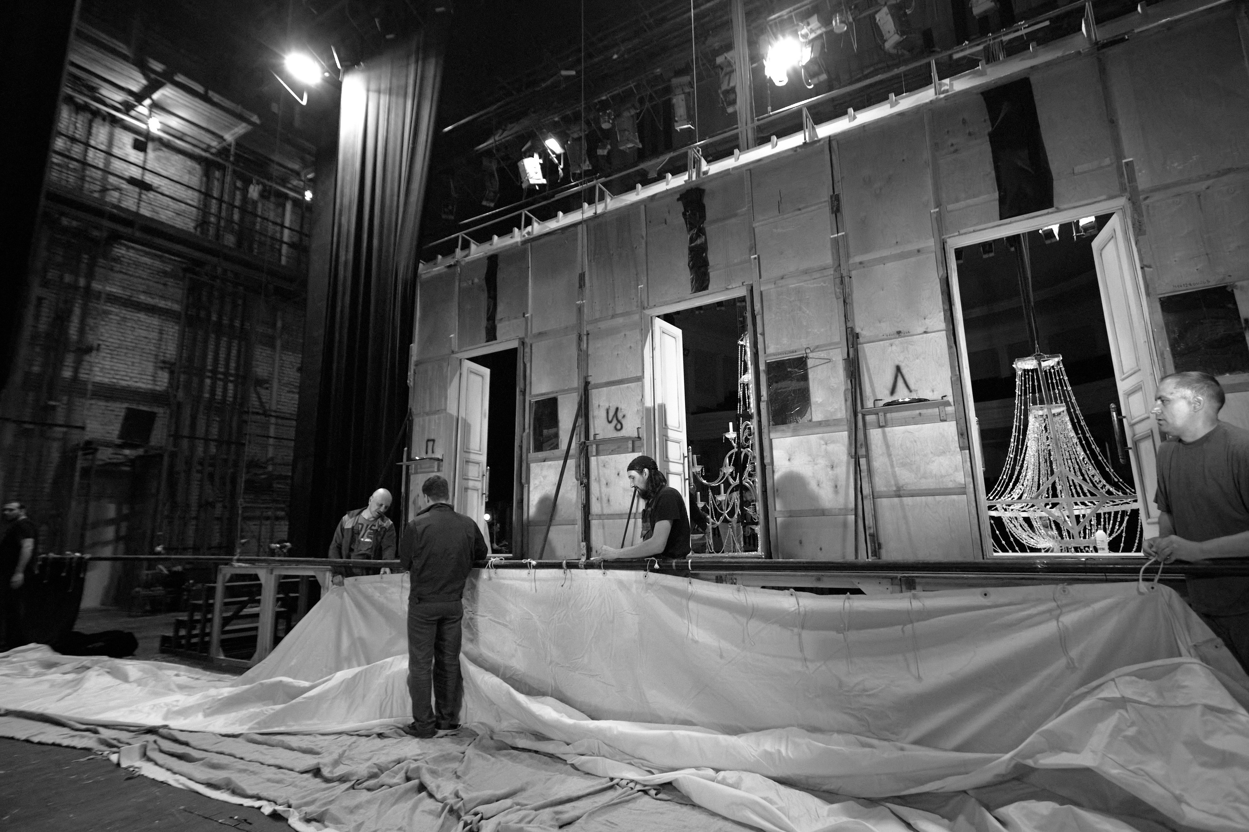 За кулисами. Фотограф Юлия Маринина