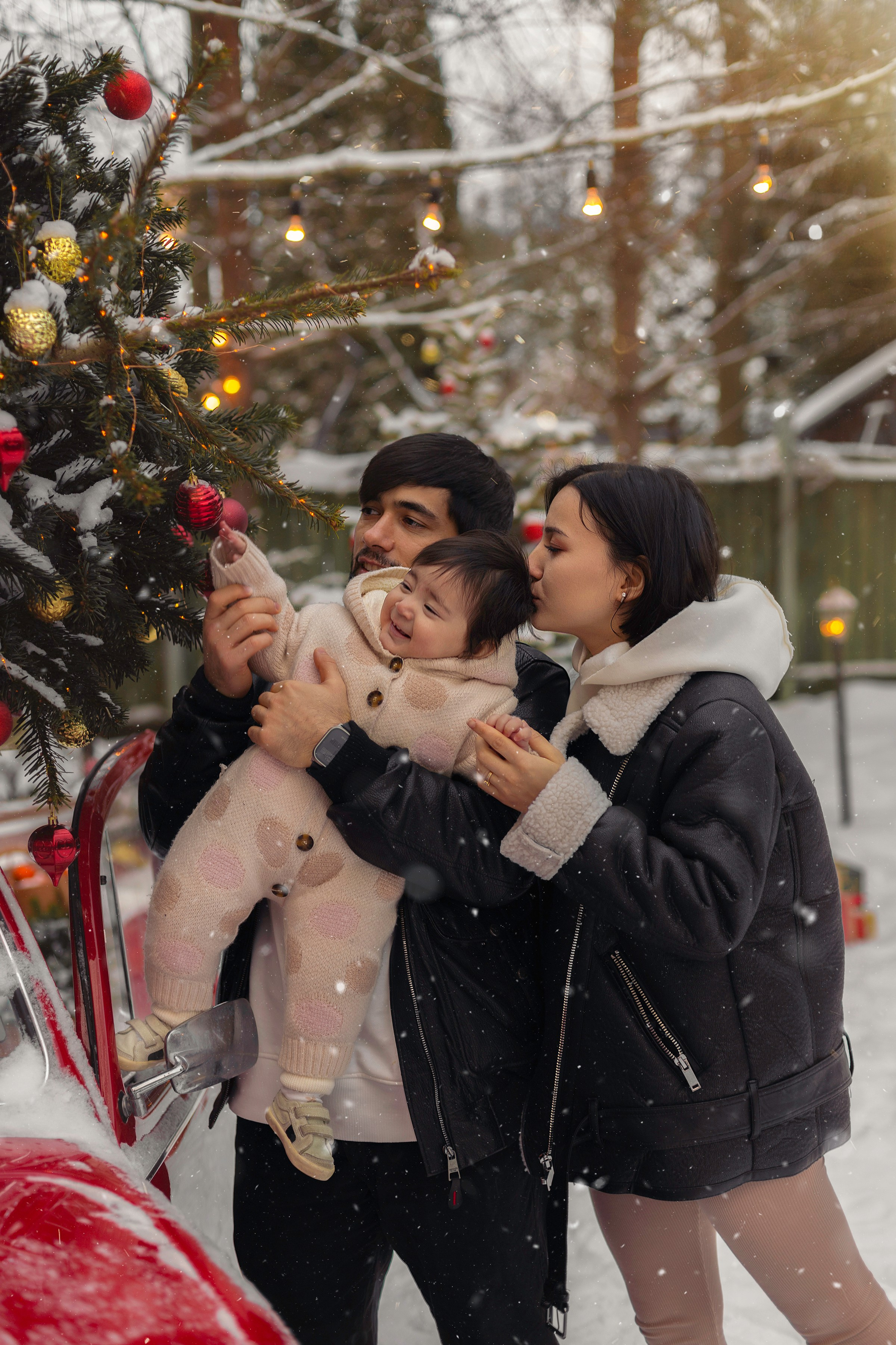 Камиль и Оля с доченькой. Семейный и детский фотограф в Москве Артём Жигурс