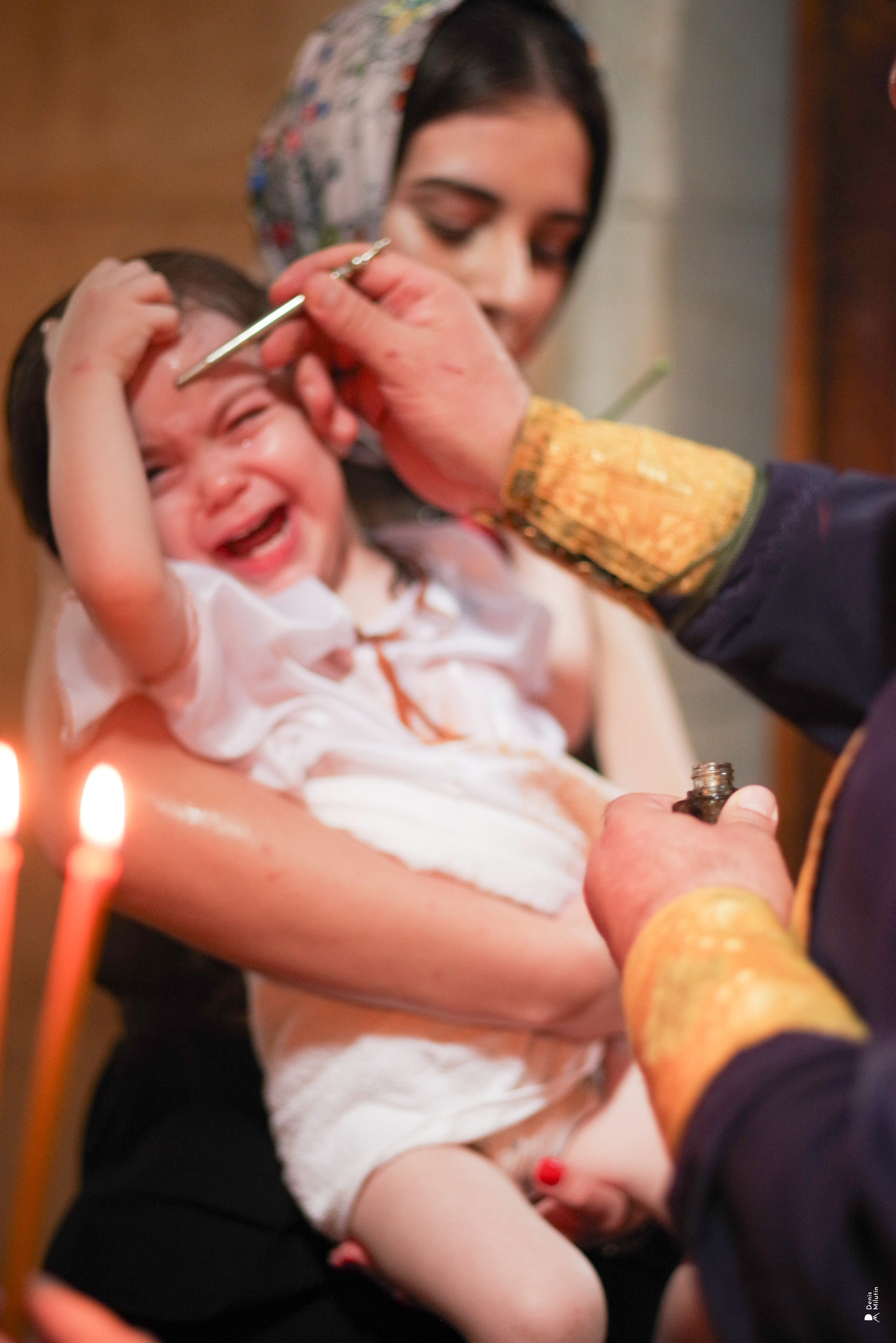 Крещение Сенаки. Портретный фотограф Денис Милютин