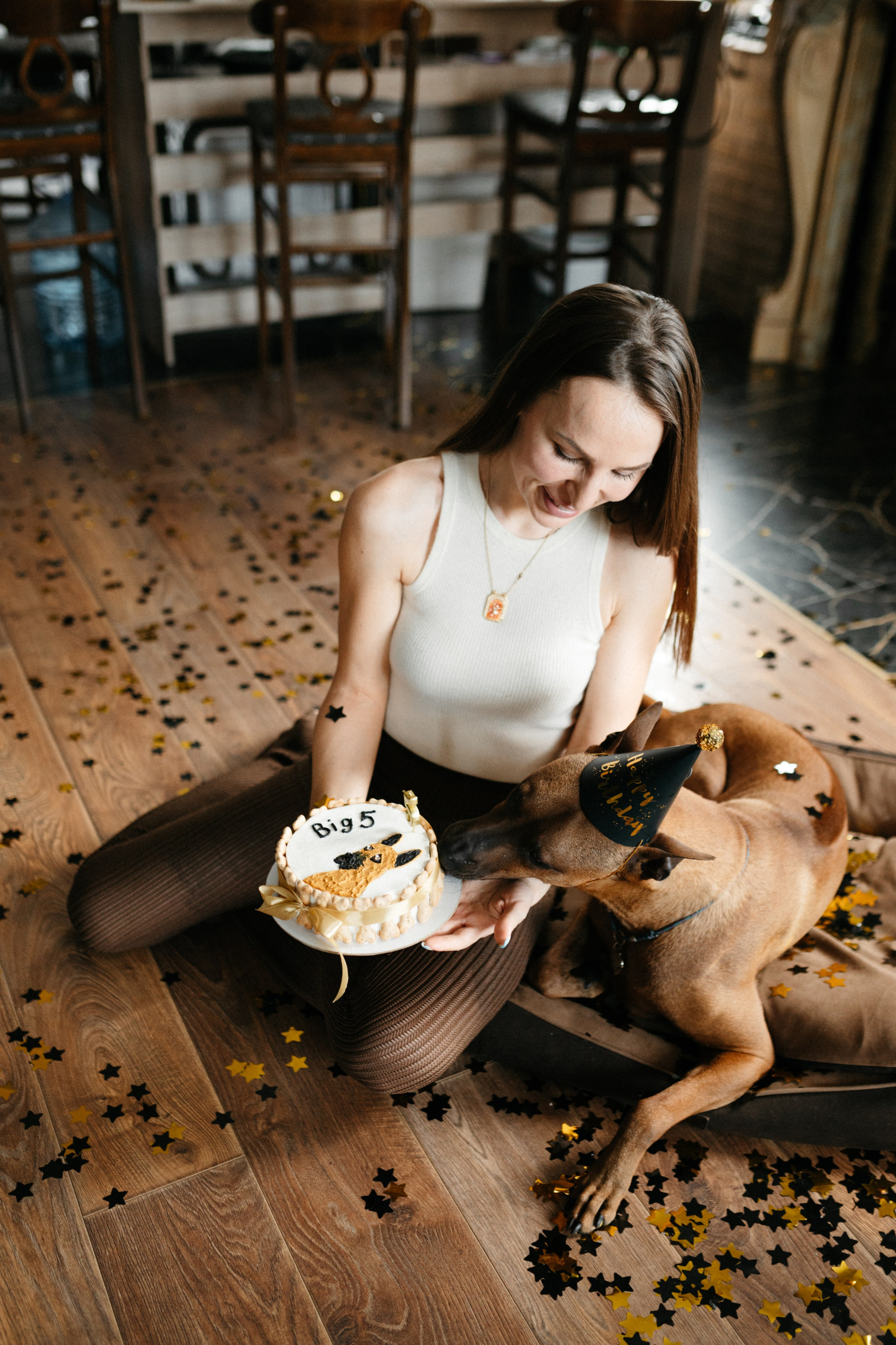 Оксана и Зевс. Фотограф анималист в Москве Ольга Агушева