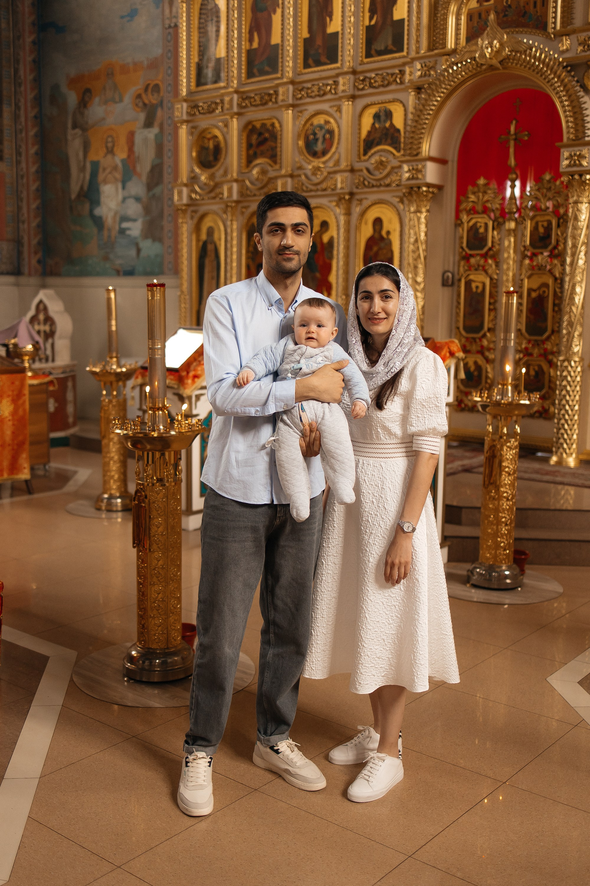 Таинство Крещения Михаила. Семейный фотограф в Краснодаре Храмова Анна