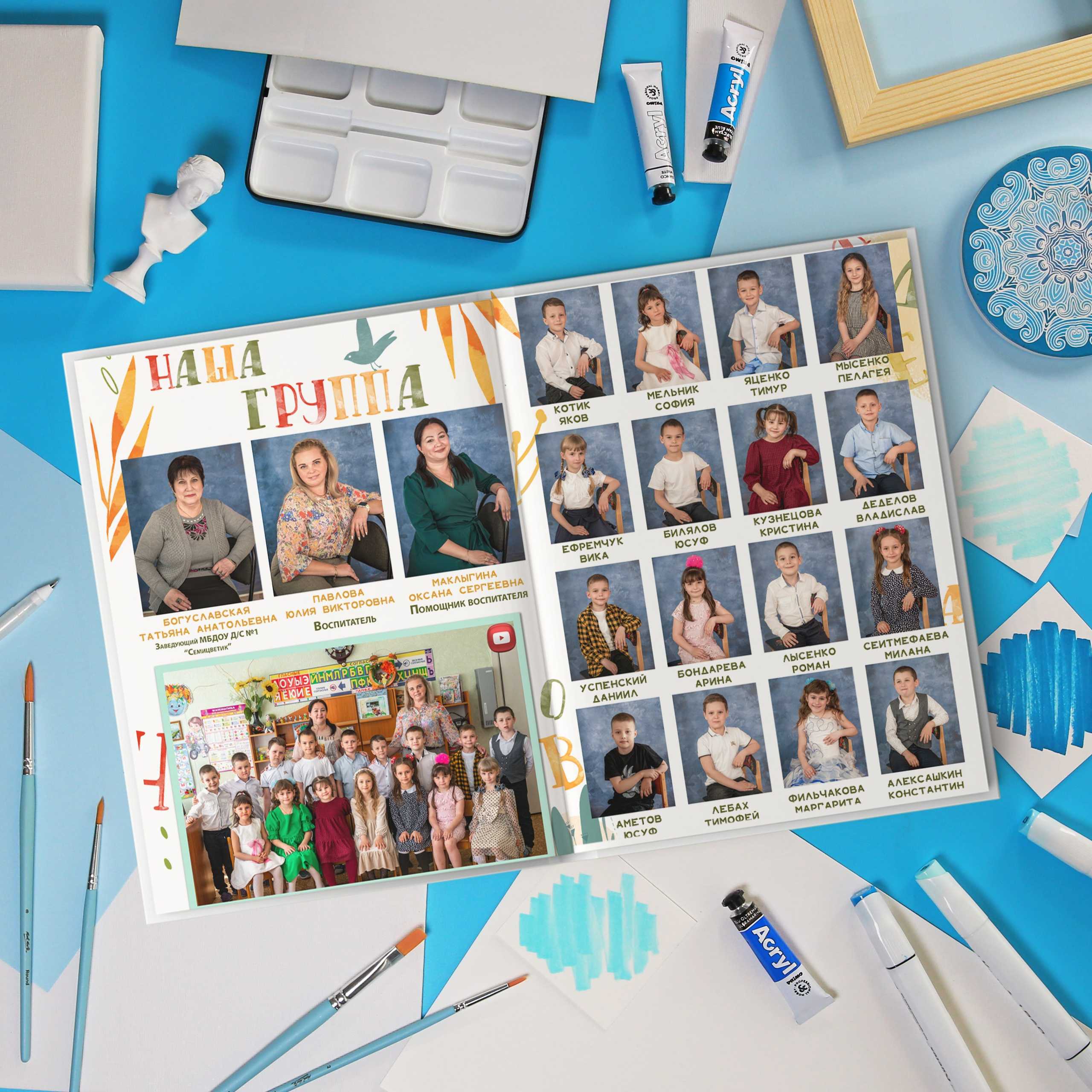 Разворотные (лайфлат). Выпускные альбомы в Крыму