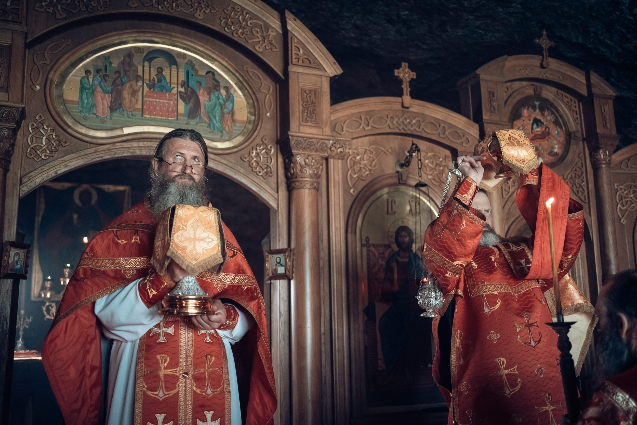 Престольный праздник пещерного скита Вмч.Феодора Стратилата, Крым. Церковный фотограф Севастополь
