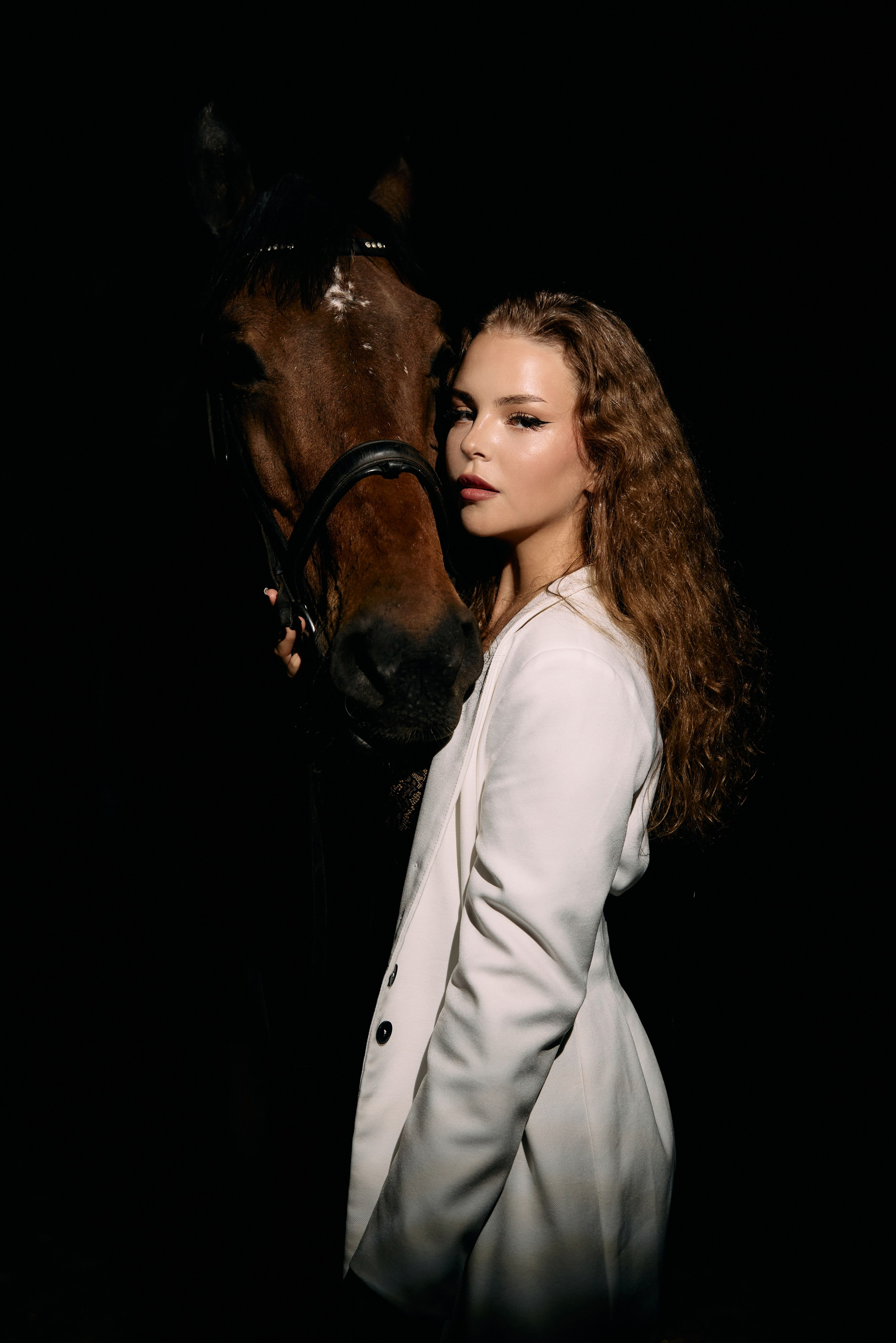 Съемка на конюшне. Сергей Ирклиенко