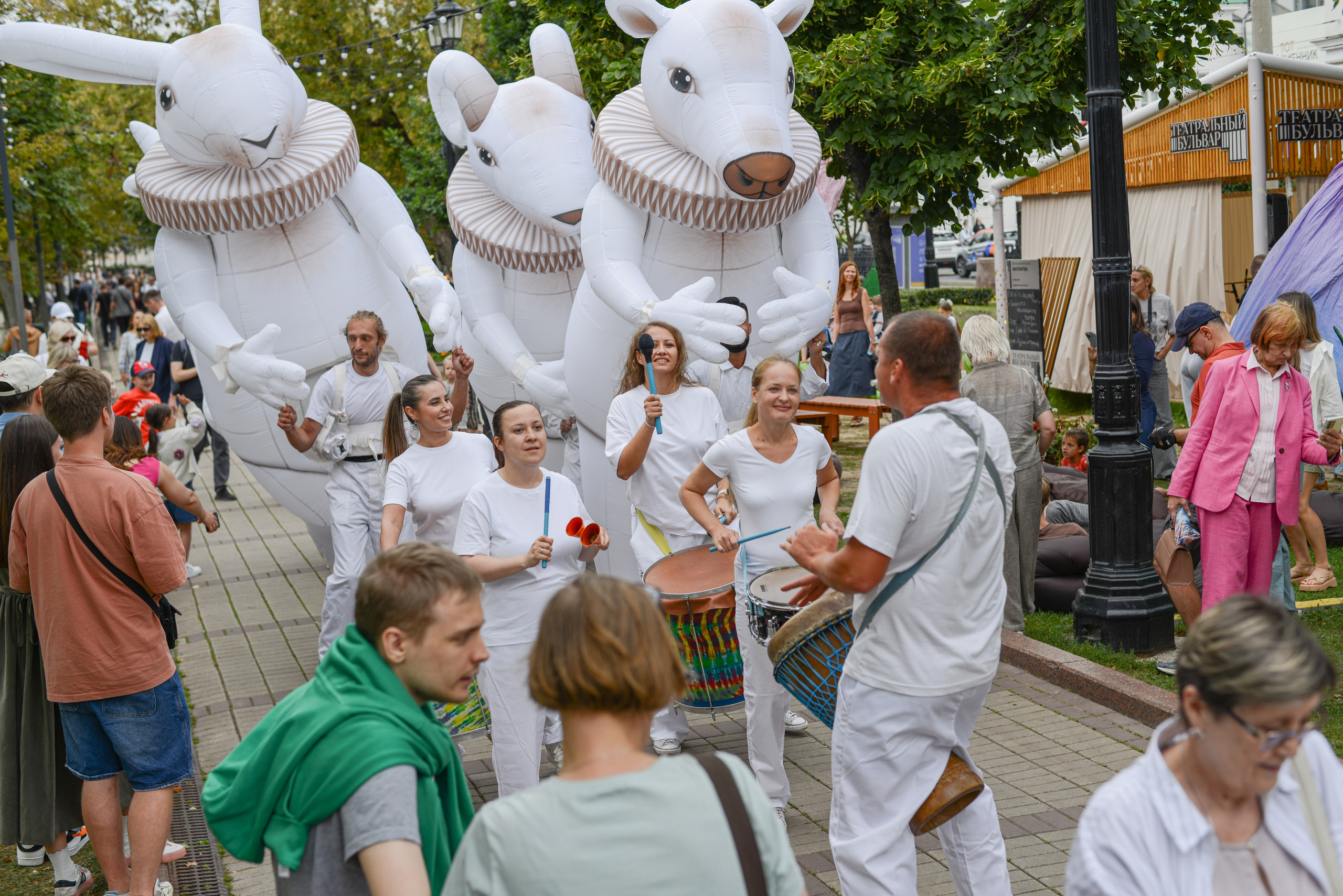 Барабанщики и зайчики. Rystemys Picture