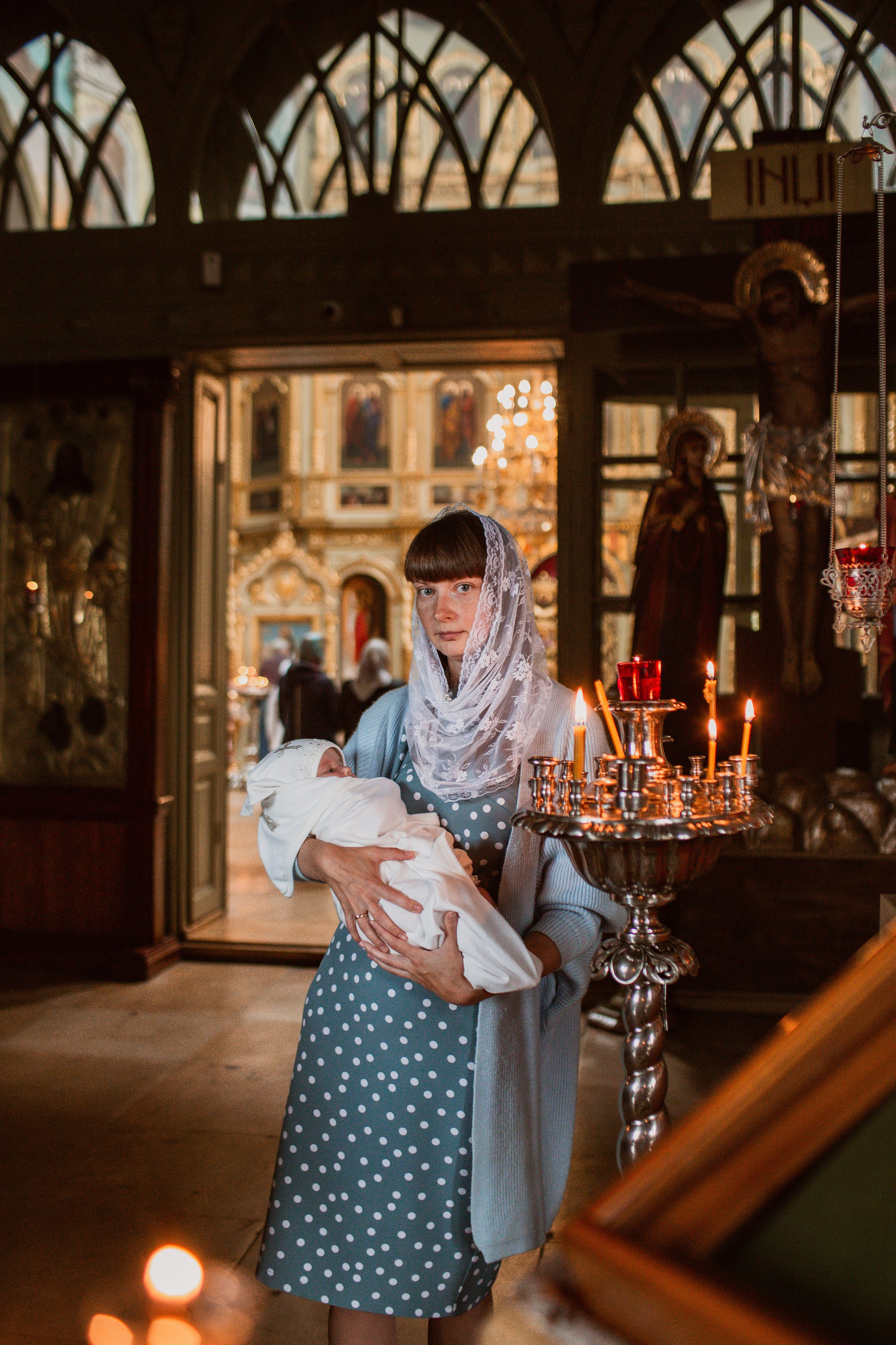 Крещение Варвары Никольский Храм д. Царево. Свадебный и Семейный фотограф в Москве Александра Вайпер
