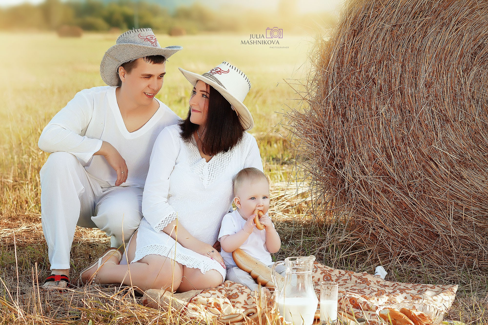 Семейная съёмка на природе. Семейный фотограф г. Новокузнецк Юлия Машникова