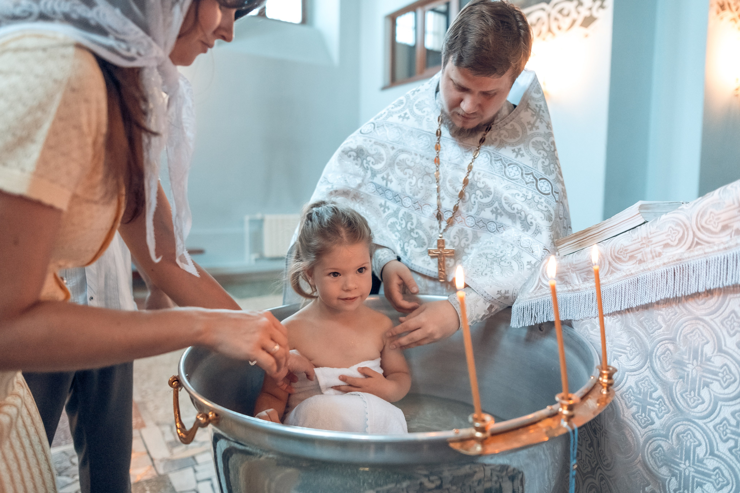 Таинство Крещения Ярославы. Храм Сошествия Святого Духа. Главная