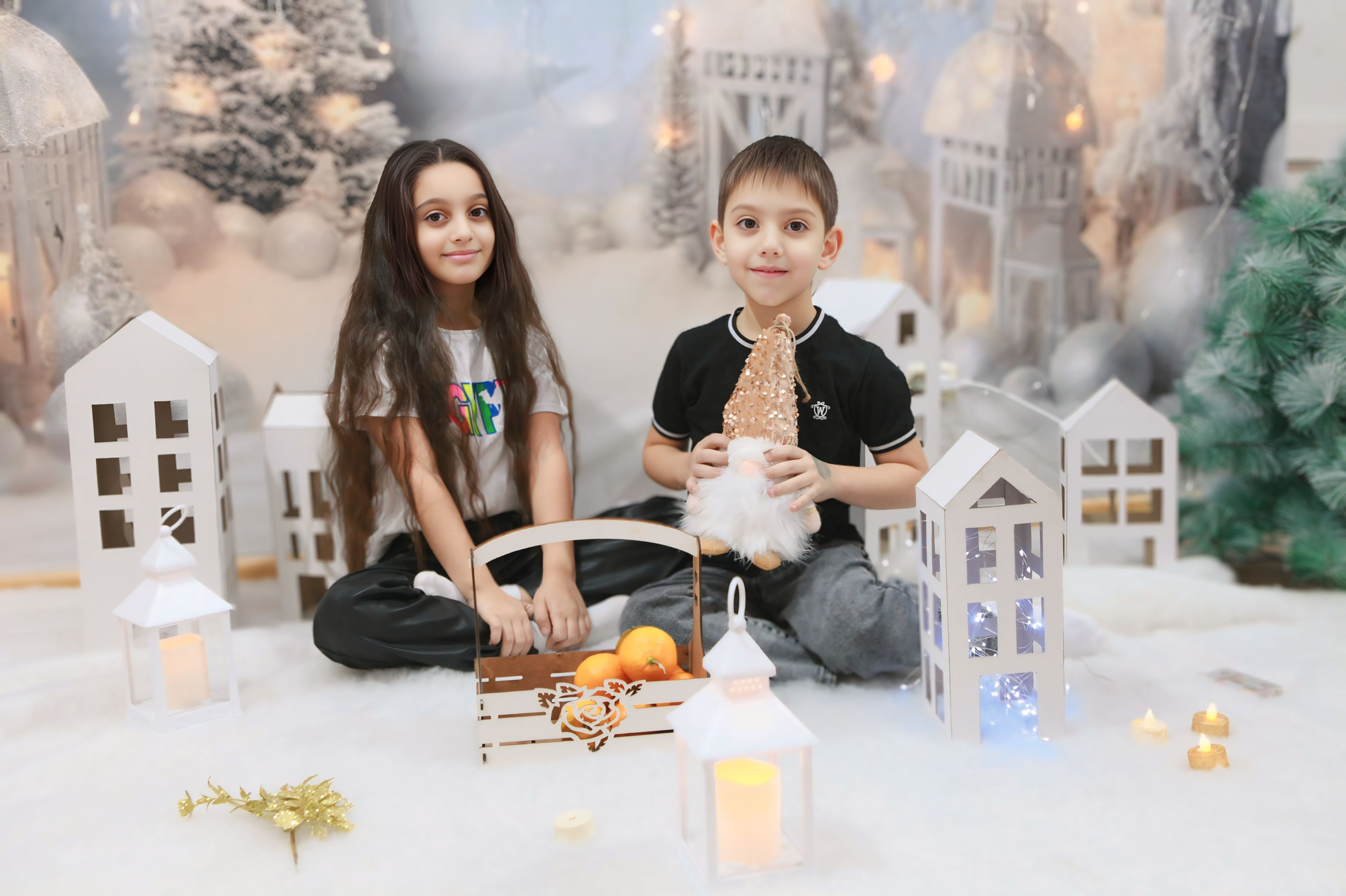 Детская новогодняя фотосессия 2024. Фотограф в Сергиевске Григорян Ханум