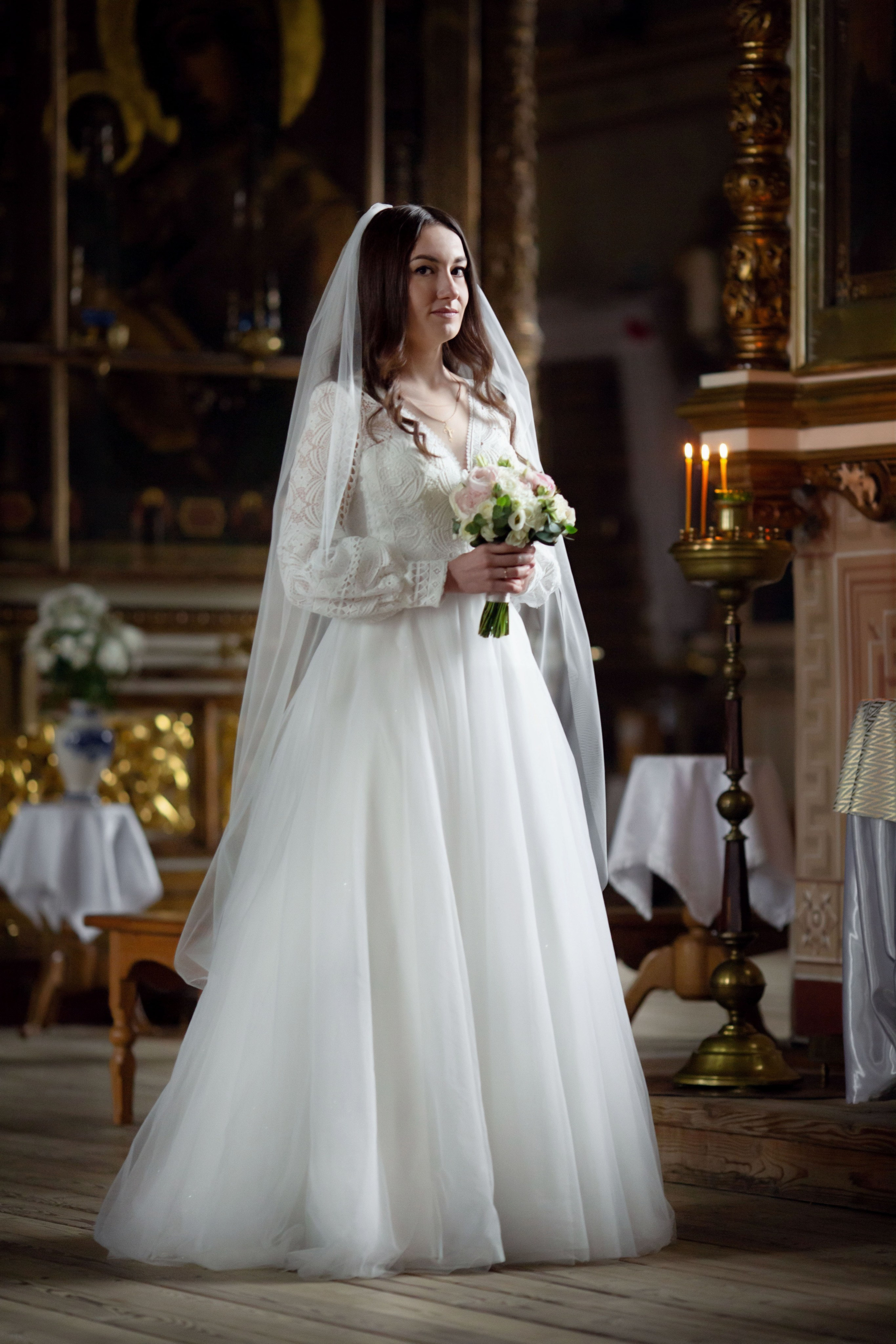 Венчание Дмитрий и Елена Воскресенский храм. Семейный и детский фотограф Анна Петракова
