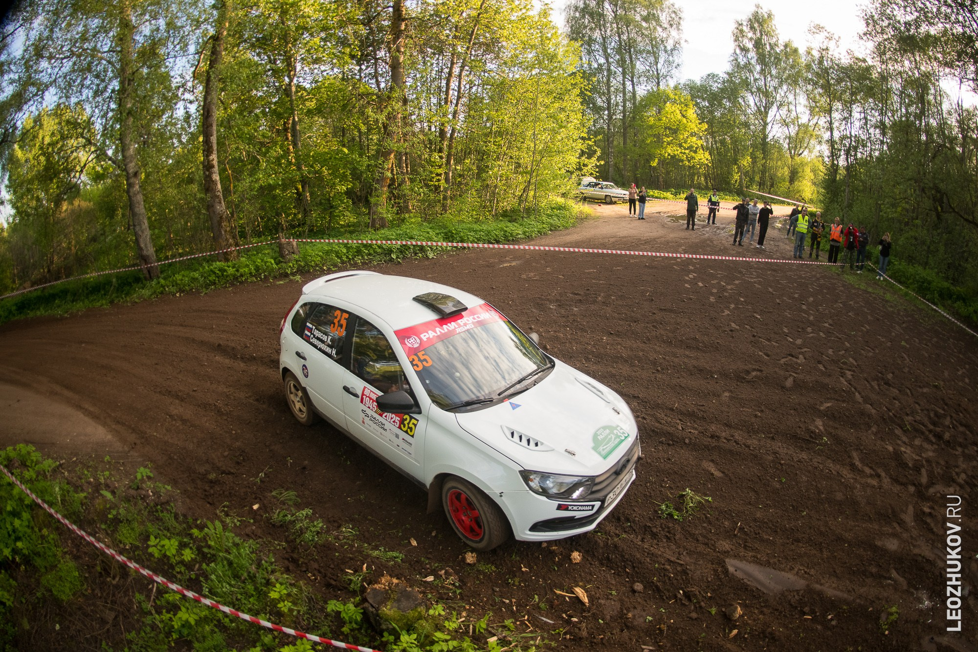 Rally Pushkinskie gory 2025. Sports photographer Leonid Zhukov