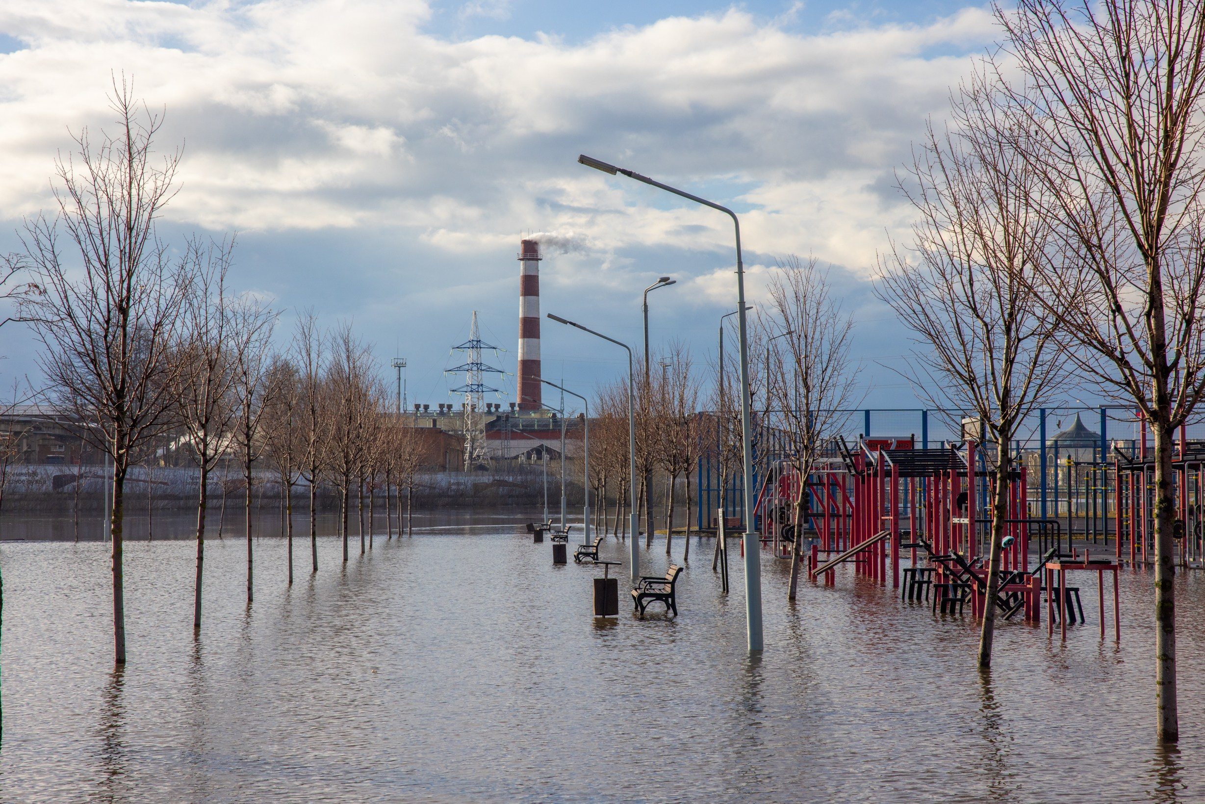 Паводок на Оке. Фотограф в Туле Крупский АнДРей. Фотостудия «КАДР71» в Туле