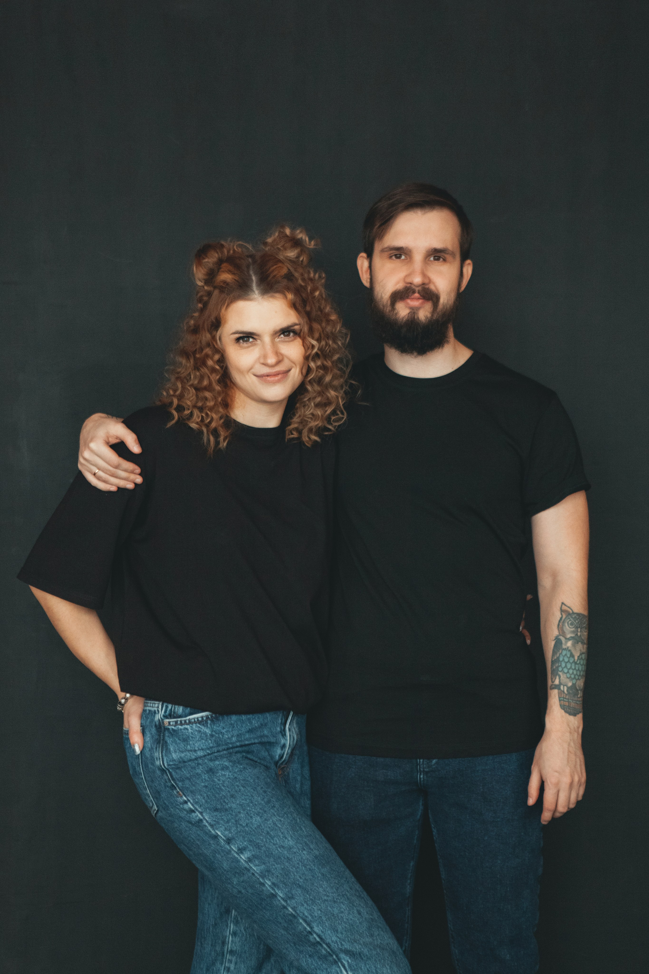 Новогодняя семейная фотосессия в студии. Фотограф Ольга Ефремова