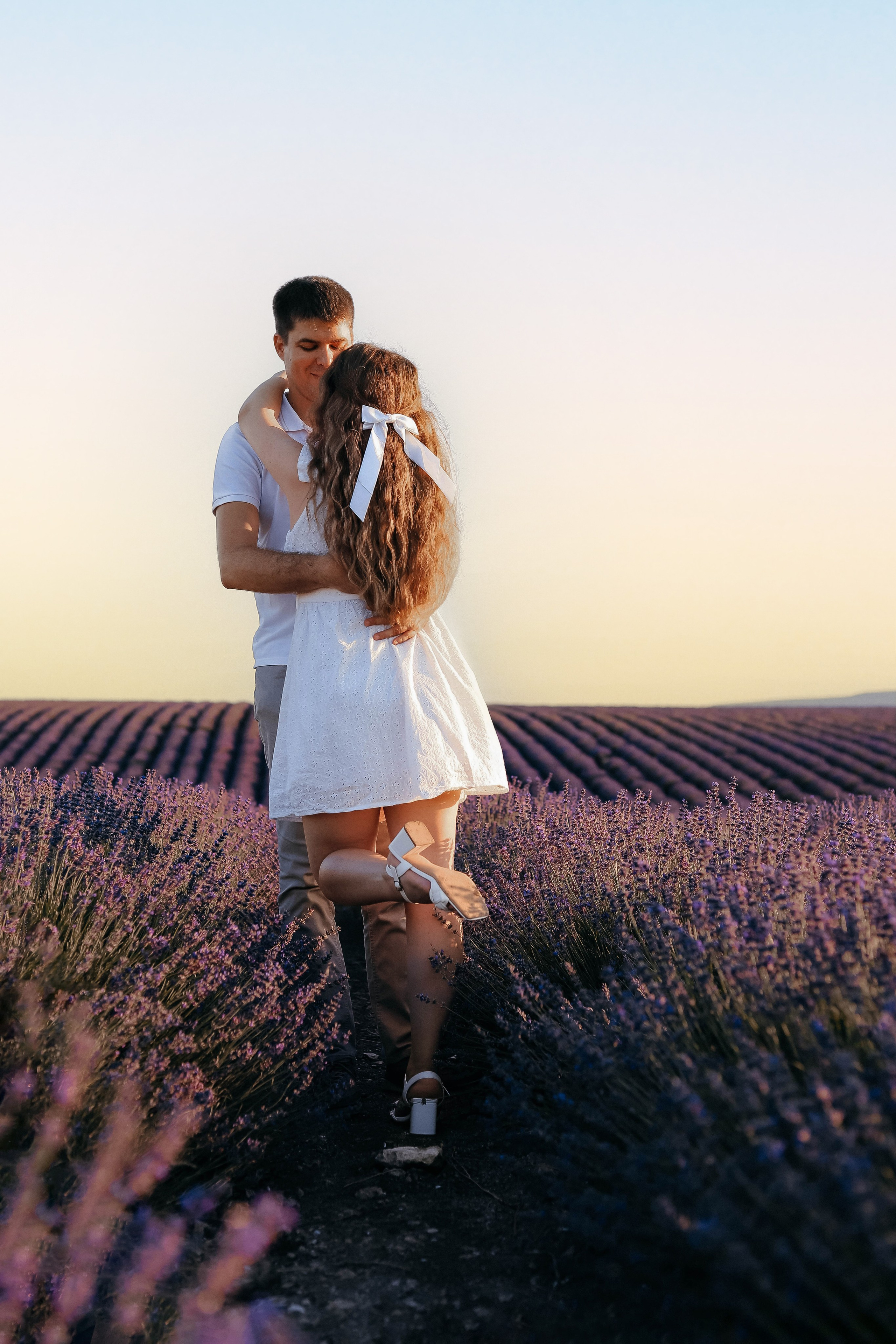 Тамара и Сергей в лаванде. Женский/Детский фотограф в Симферополе Вероника Слепогина