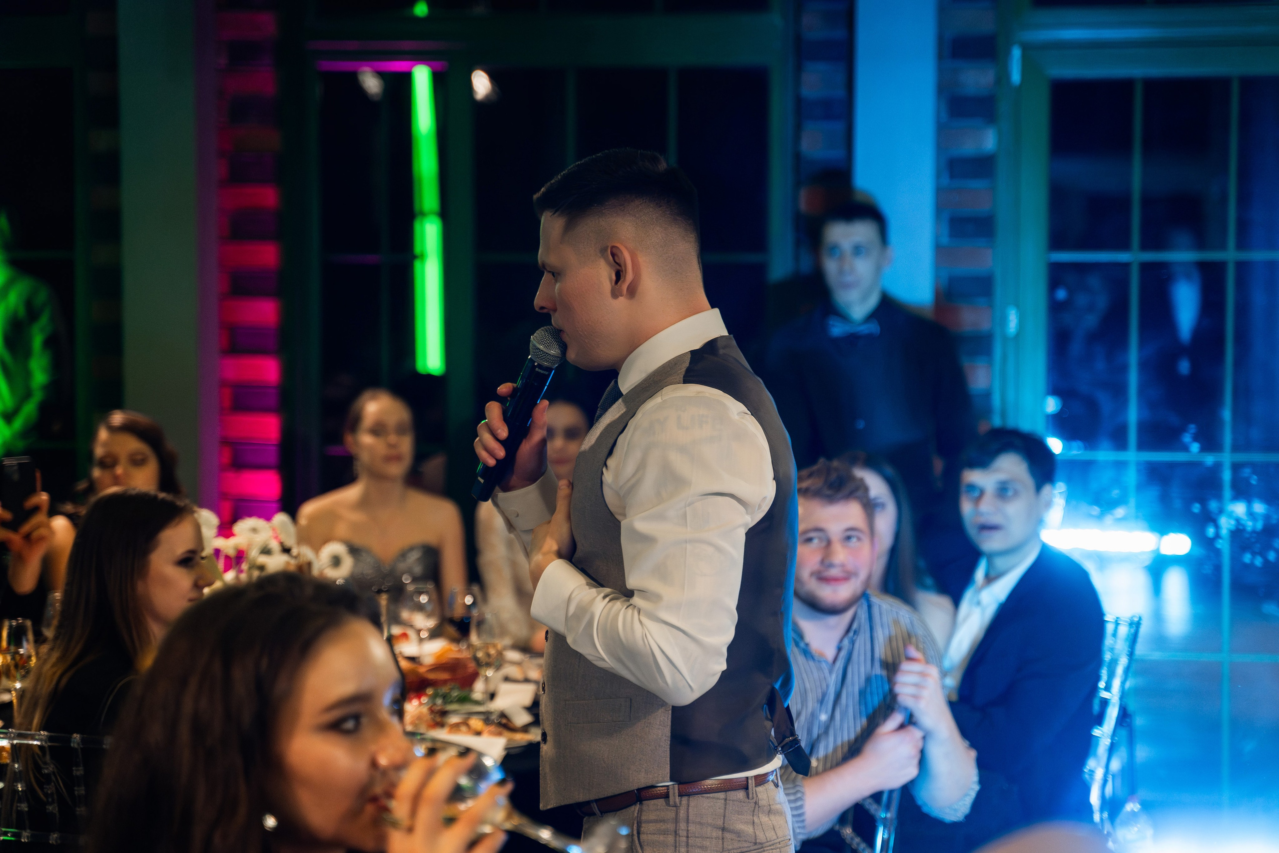 Свадебный банкет. Свадебный фотограф Москва и МО