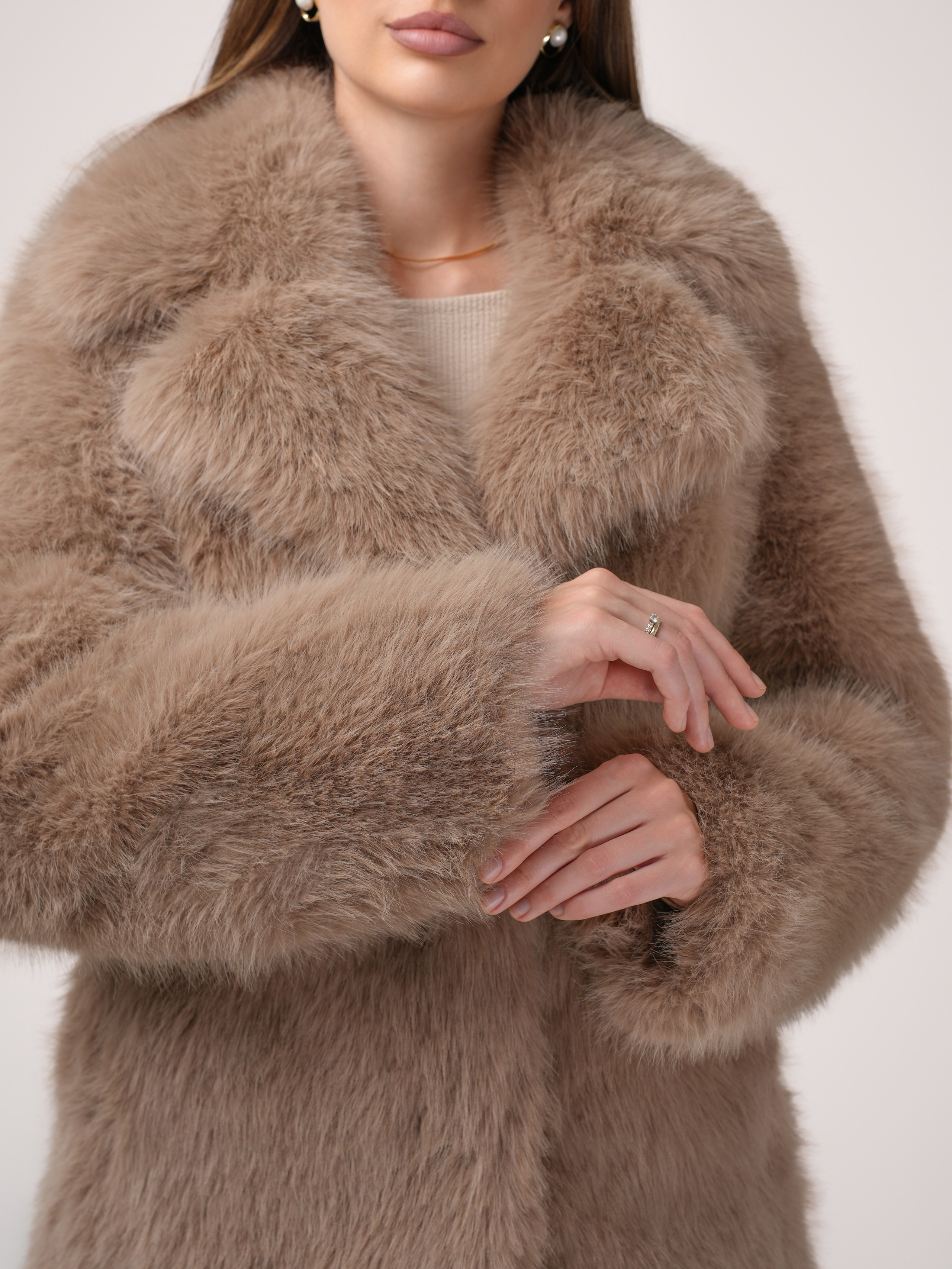 Новогодняя фотосессия бренда шуб. Портретный фотограф Москва Белогорцев Сергей