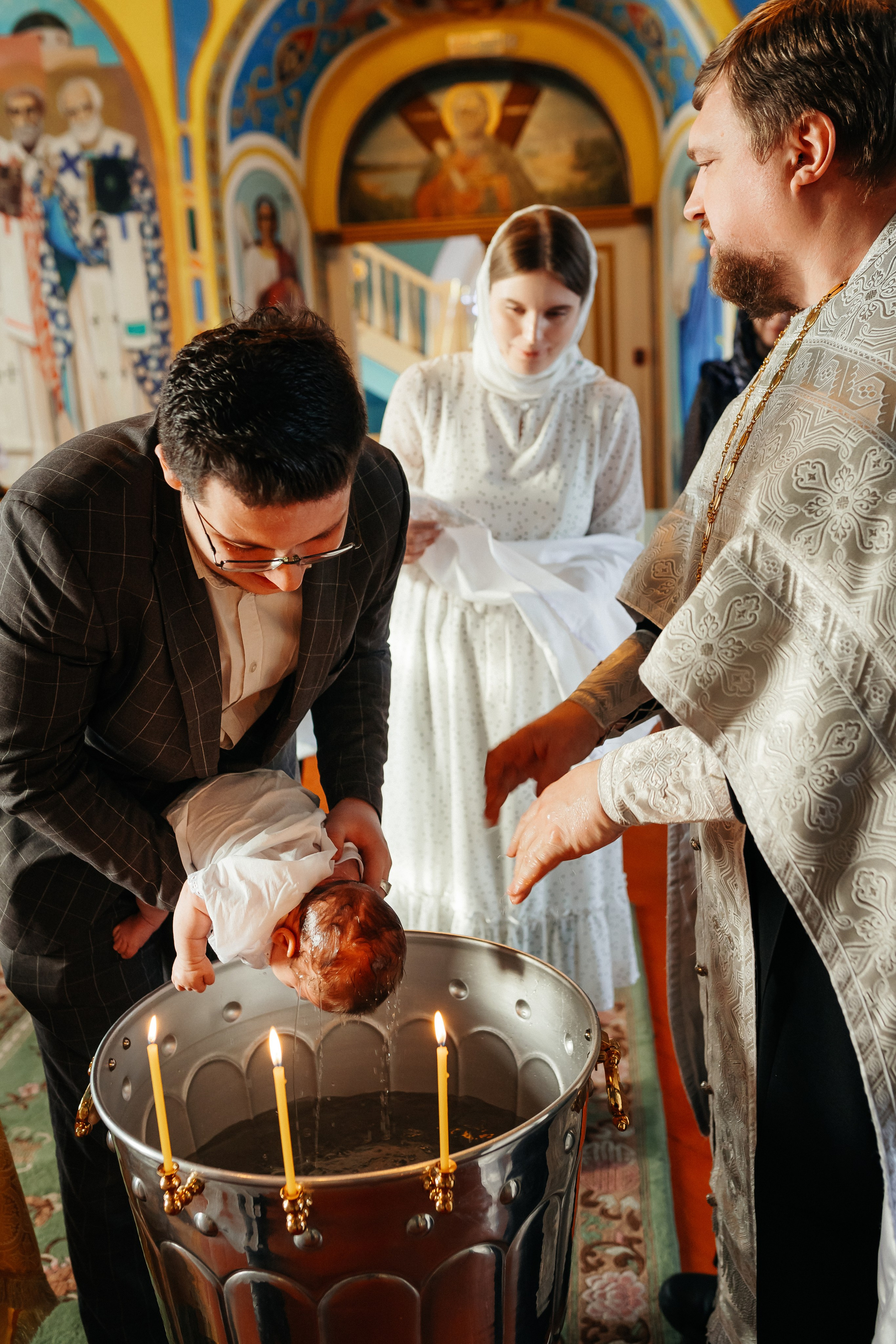 Фотосъемка крещения. Фотограф Ким Наталья в Красноярске