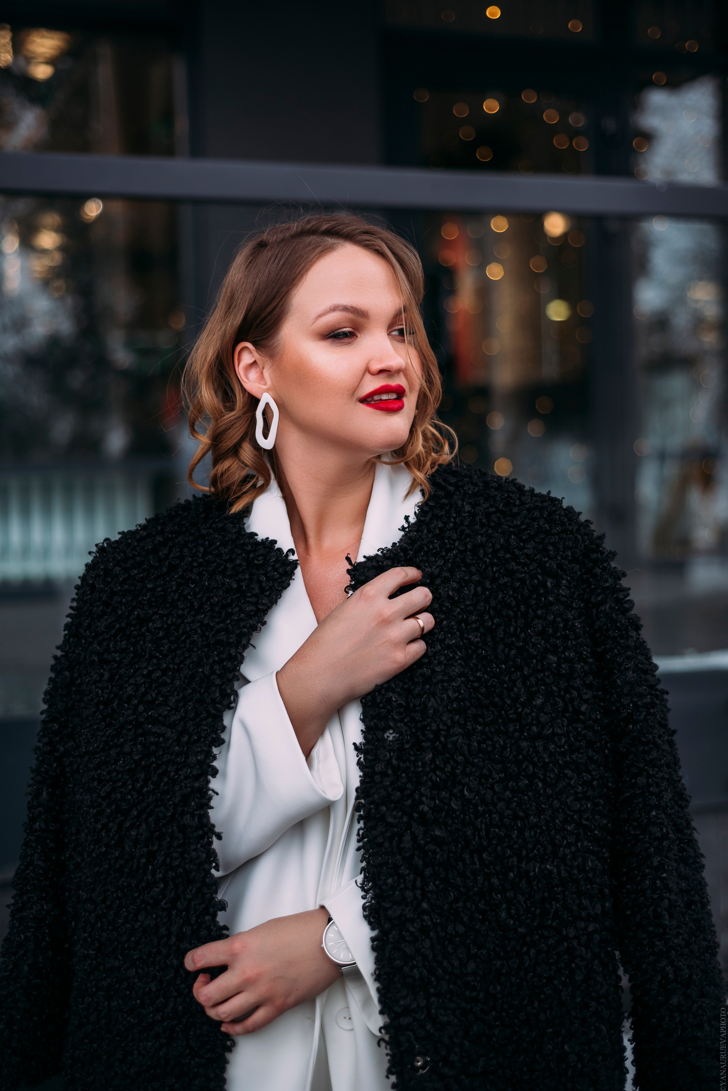 зимняя фотосессия на улице