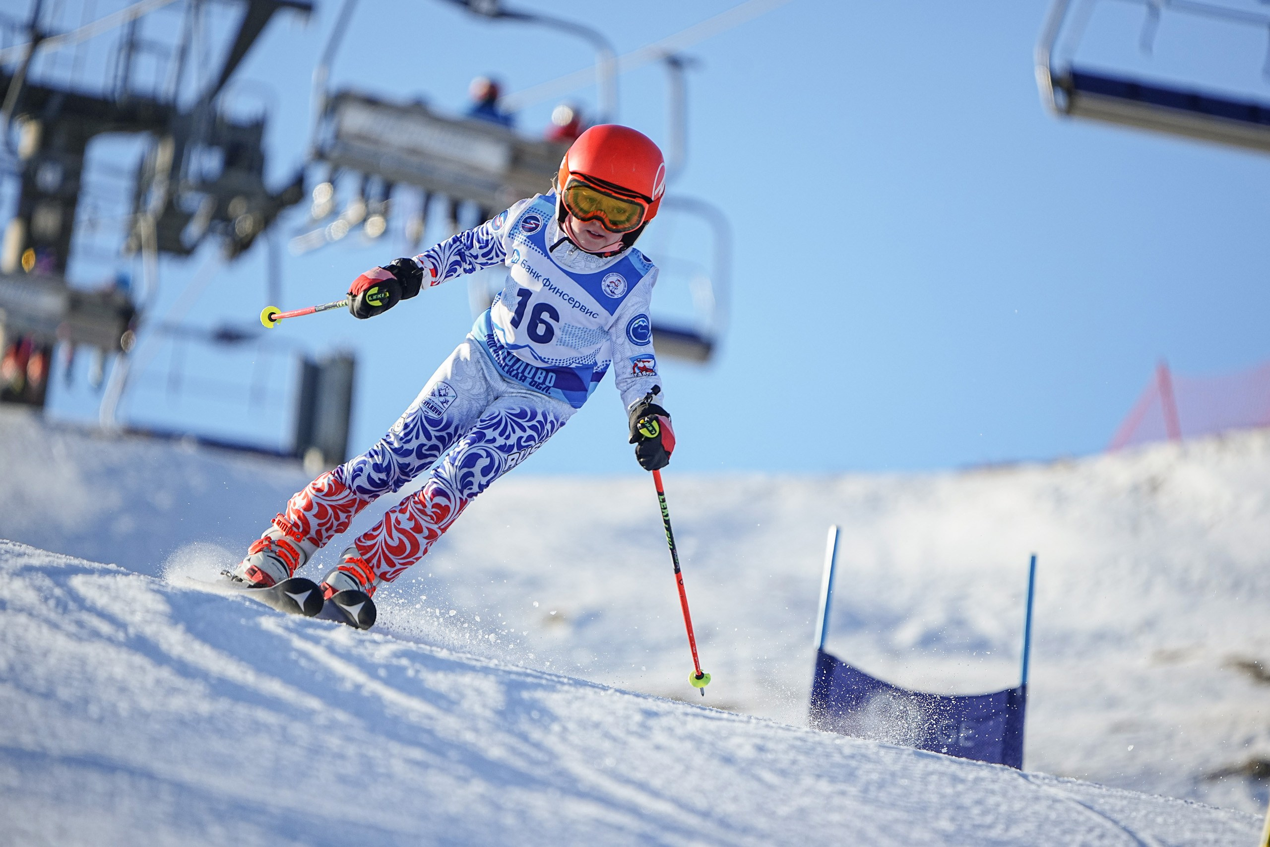 Первенство Дмитровского городского округа по горнолыжному спорту «Памяти А. Жирова» GS U10, U12. Фотограф Студитский Евгений