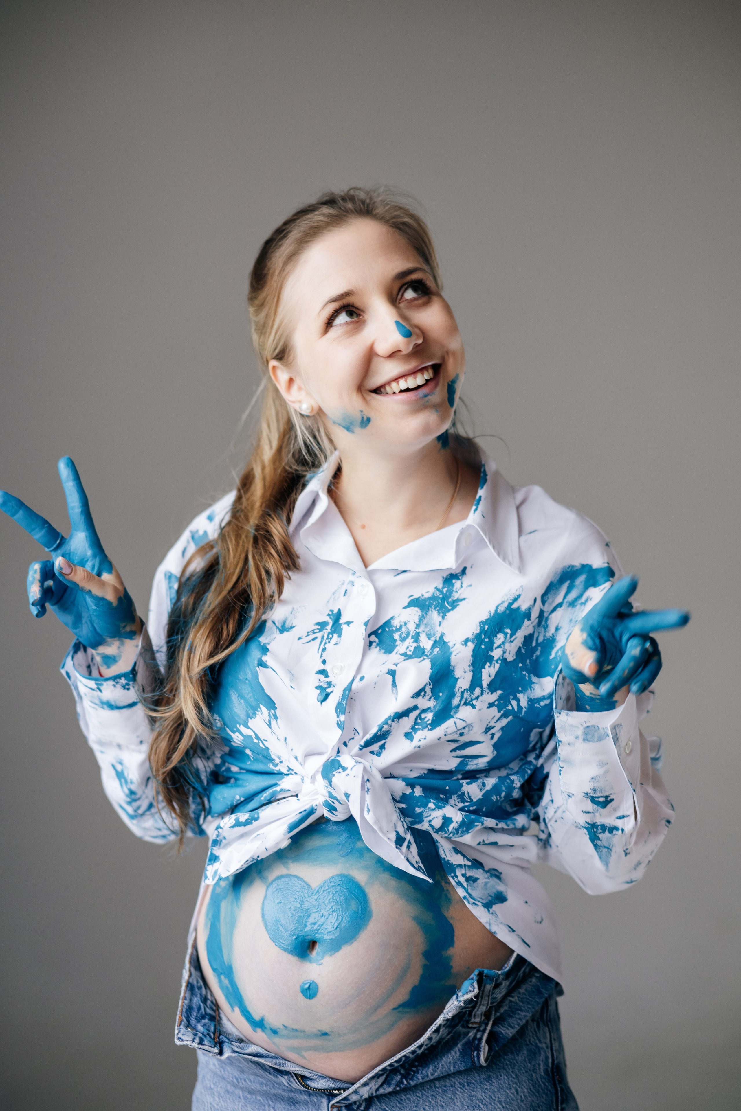 Яркие краски в ожидании нового члена семьи. Свадебный фотограф Михаил Александров