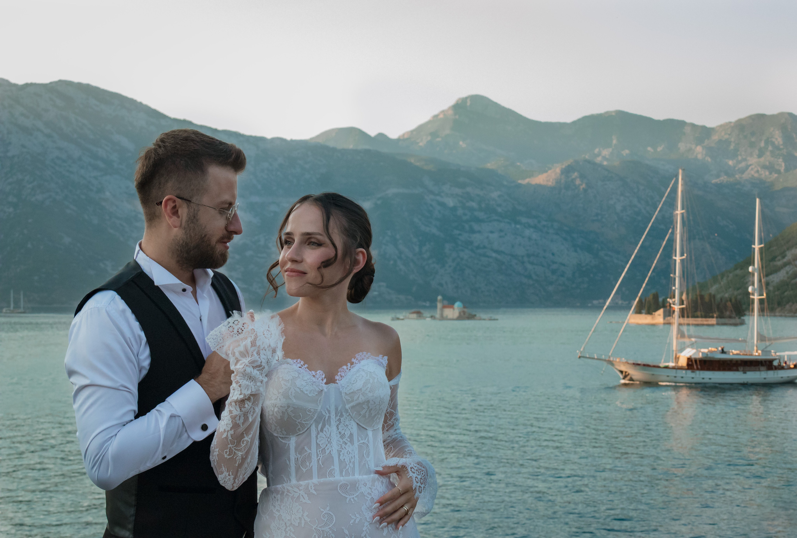 Wedding photography in Montenegro. Portrait photographer in Tivat Montenegro Katerina Kirsanova