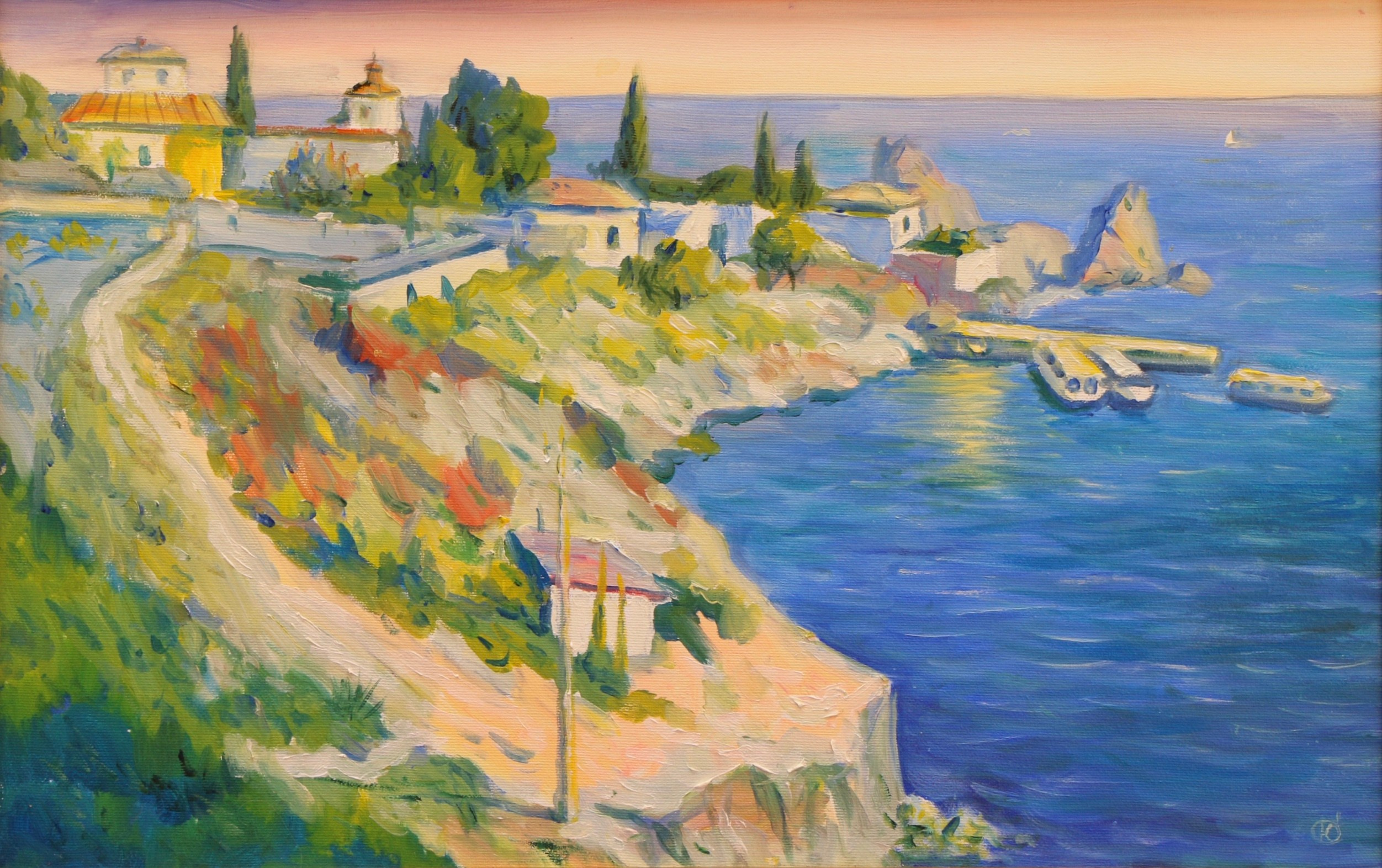 Крымский пейзаж. Продажа картин маслом на холсте в г. Ялта