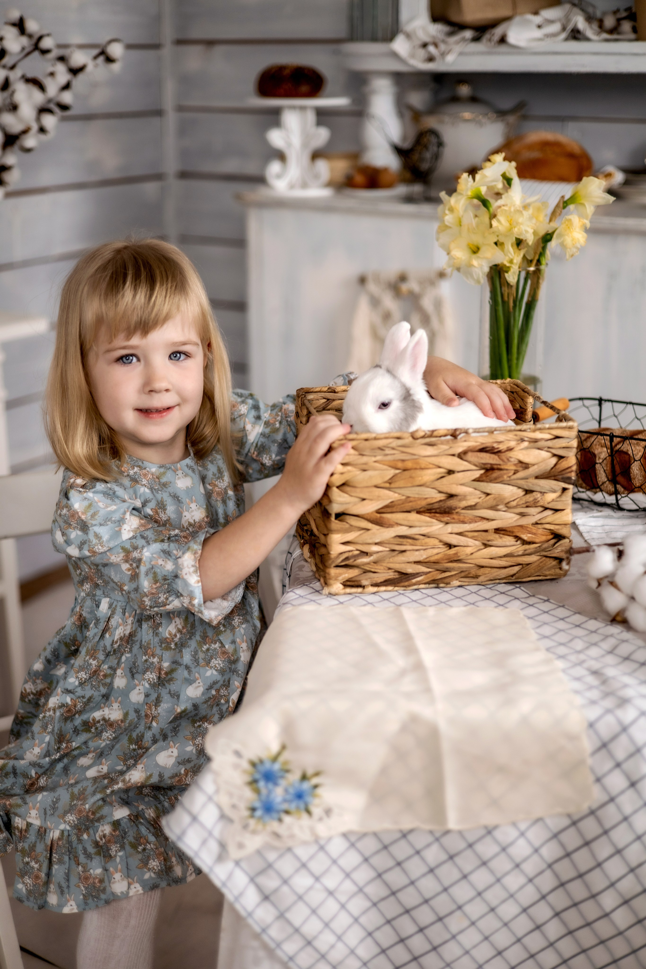 Пасхальный детский фотопроект 2024. Фотограф Надежда Лукьянова
