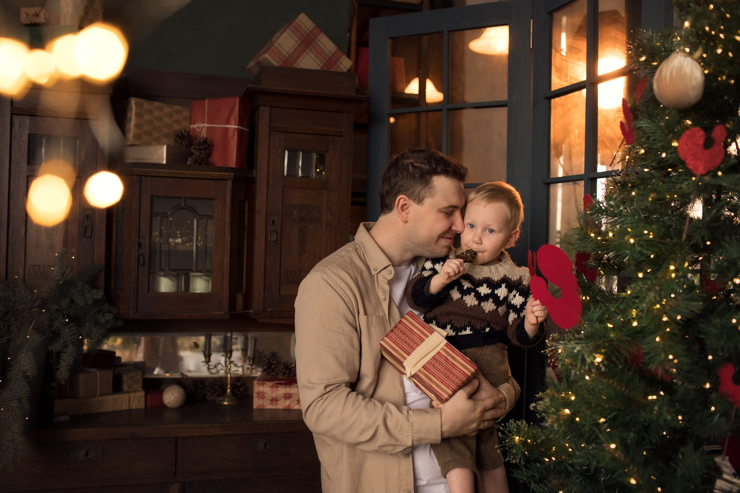 В теплых огоньках. Семейный и детский фотограф в Саратове Полина Коткина