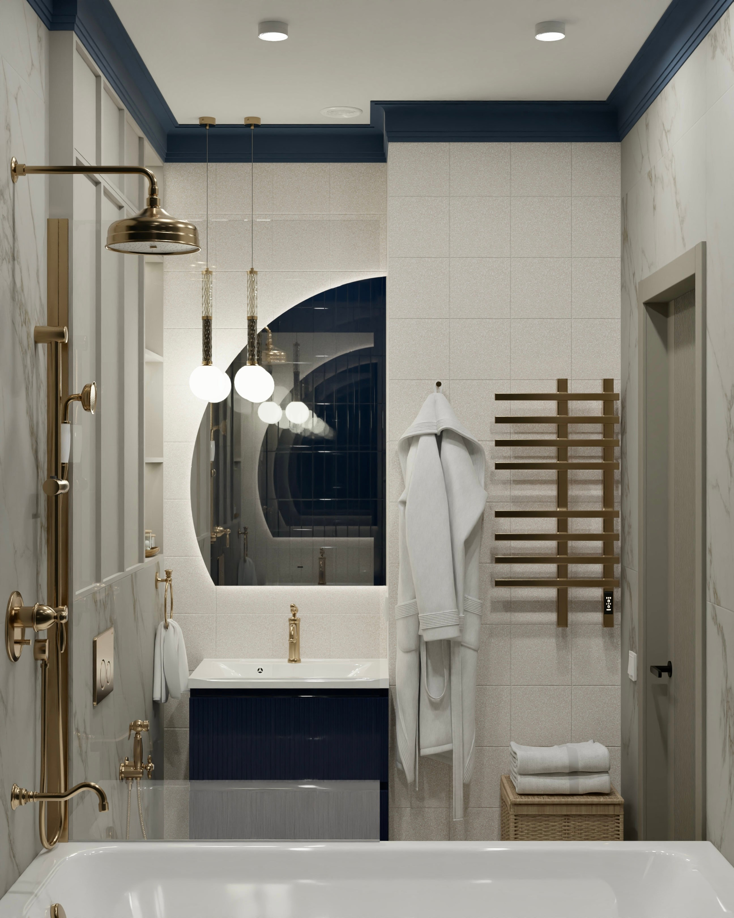 Однокомнатная квартира — 34 м². DMDesign — студия дизайна интерьеров